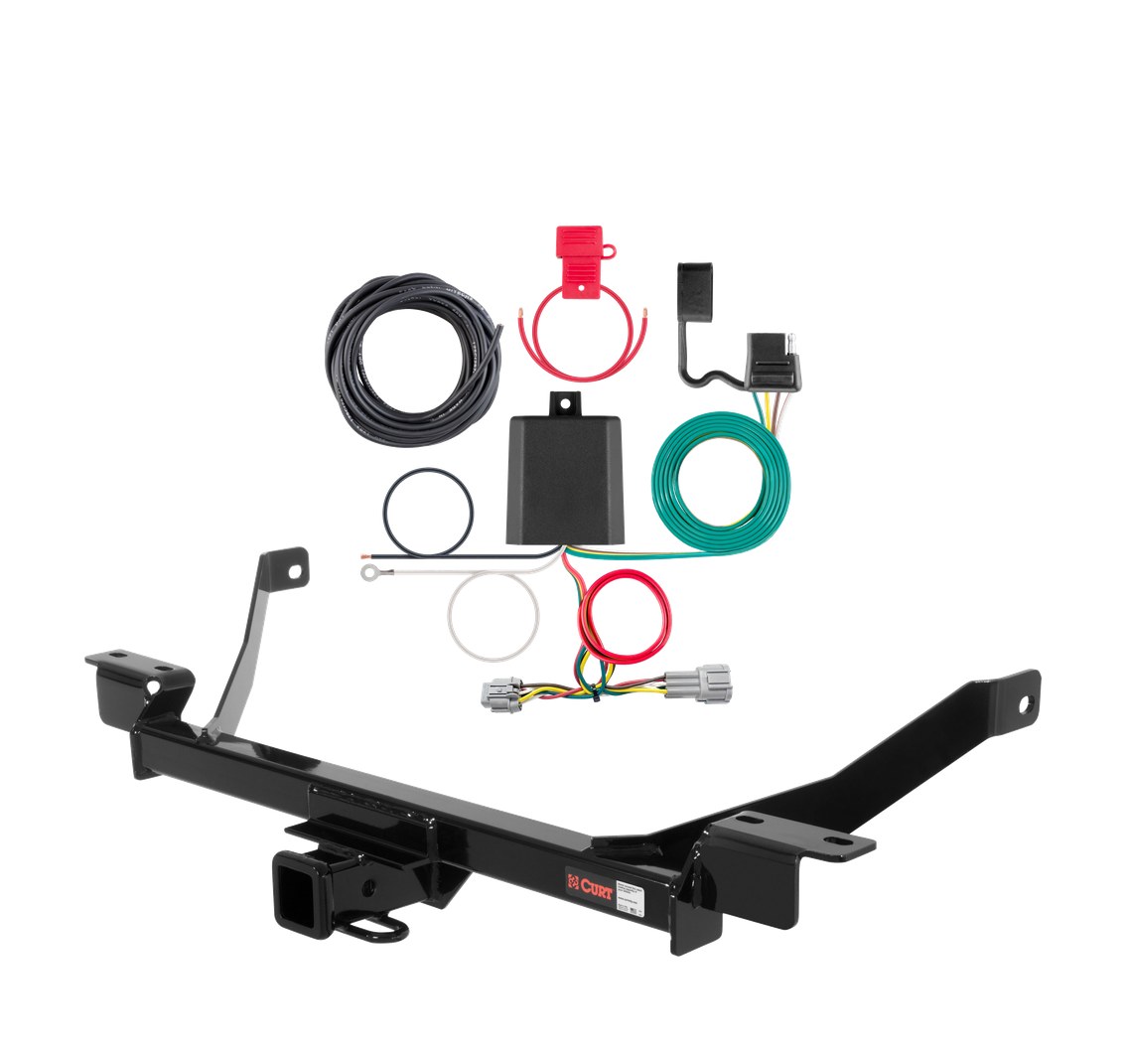 1999 - 2002 Mercury Villager Curt 2", Class 3 Trailer Tow Hitch + 4-flat Wiring Kit 13572 thumbnail 0