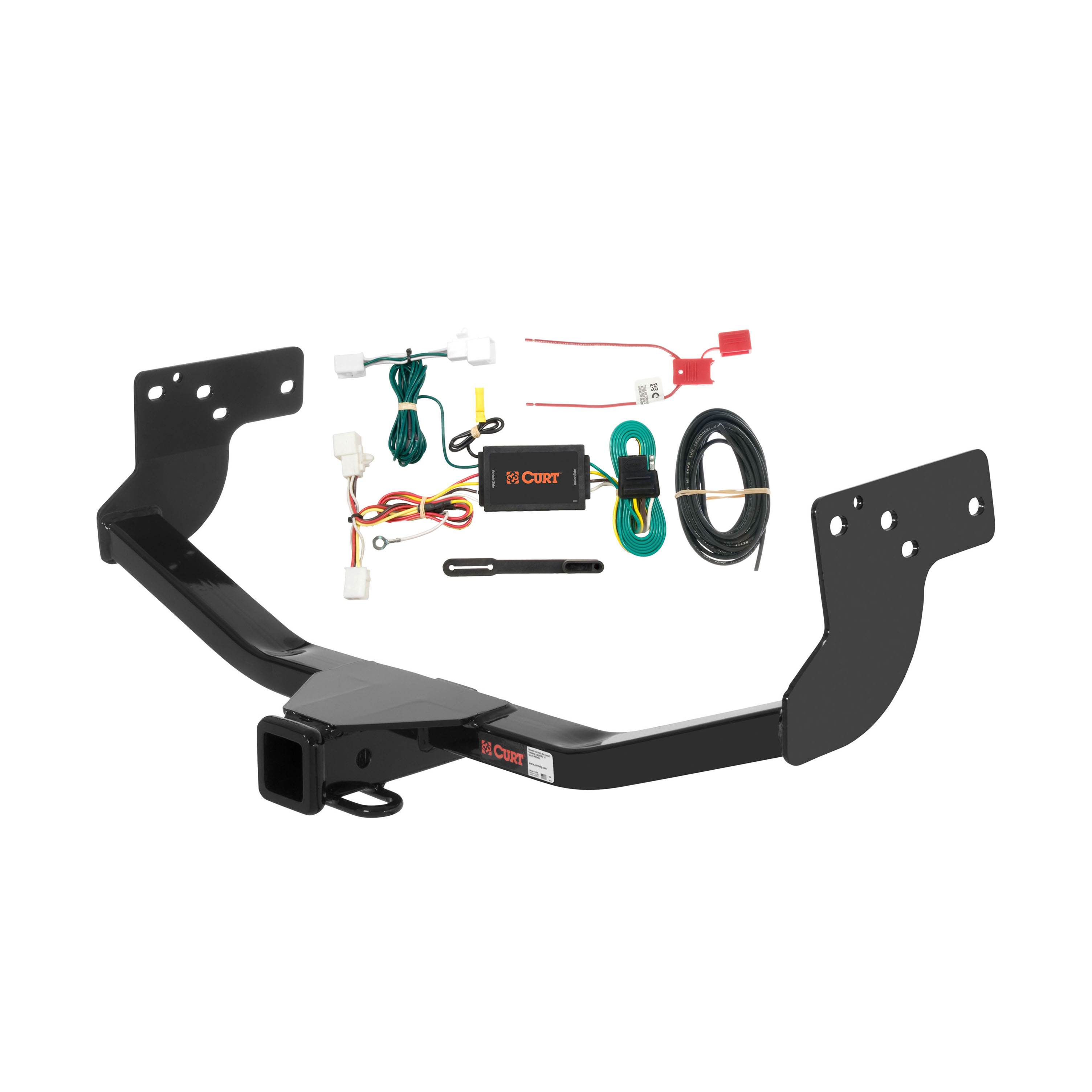 07 - 15 Mazda CX-9 Curt 2", Class 3 Trailer Tow Hitch + 4-flat Wiring Kit 13575 thumbnail 0
