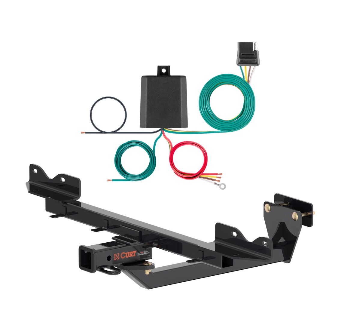 2016 - 2018 Mercedes-Benz GLE350 Curt 2", Class 3 Trailer Tow Hitch + 4-flat Wiring Kit 13411 thumbnail 0