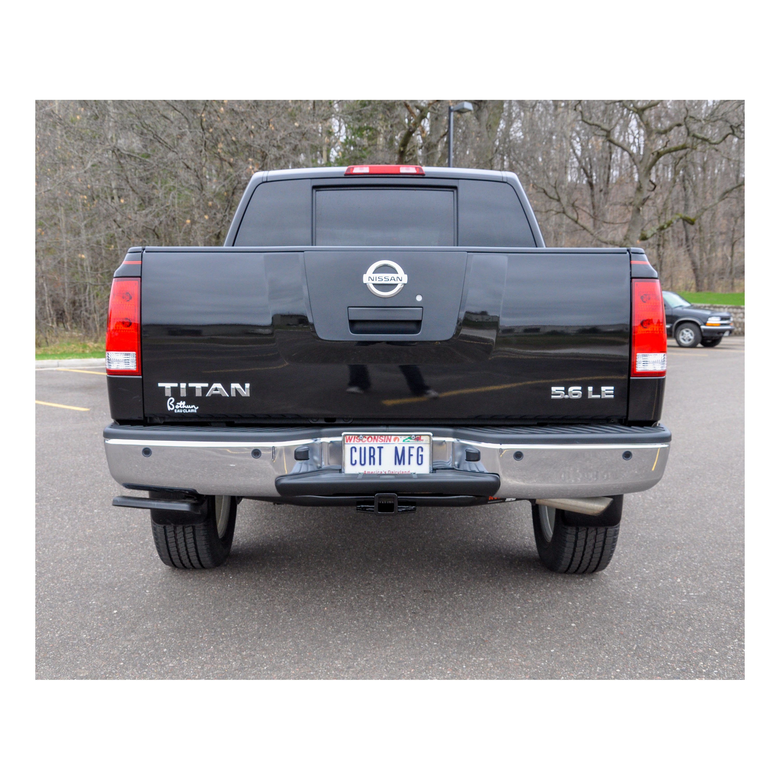 2004 - 2015 Nissan Titan Curt 2", Class 3 Trailer Tow Hitch + 4-flat Wiring Kit 13199 thumbnail 8