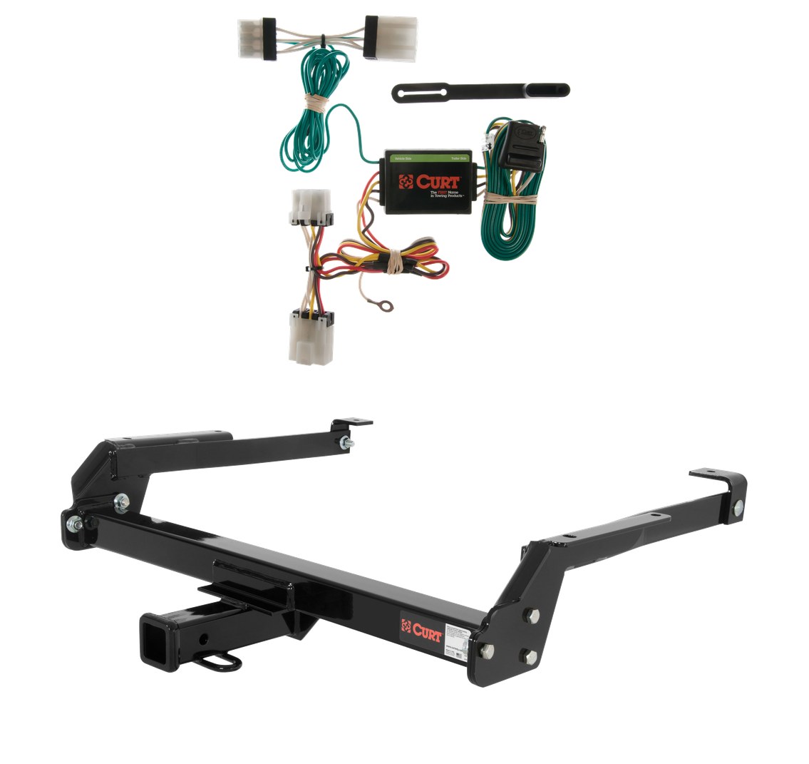 1987 - 1994 Nissan D21 Curt 2", Class 3 Trailer Tow Hitch + 4-flat Wiring Kit 13092 thumbnail 0