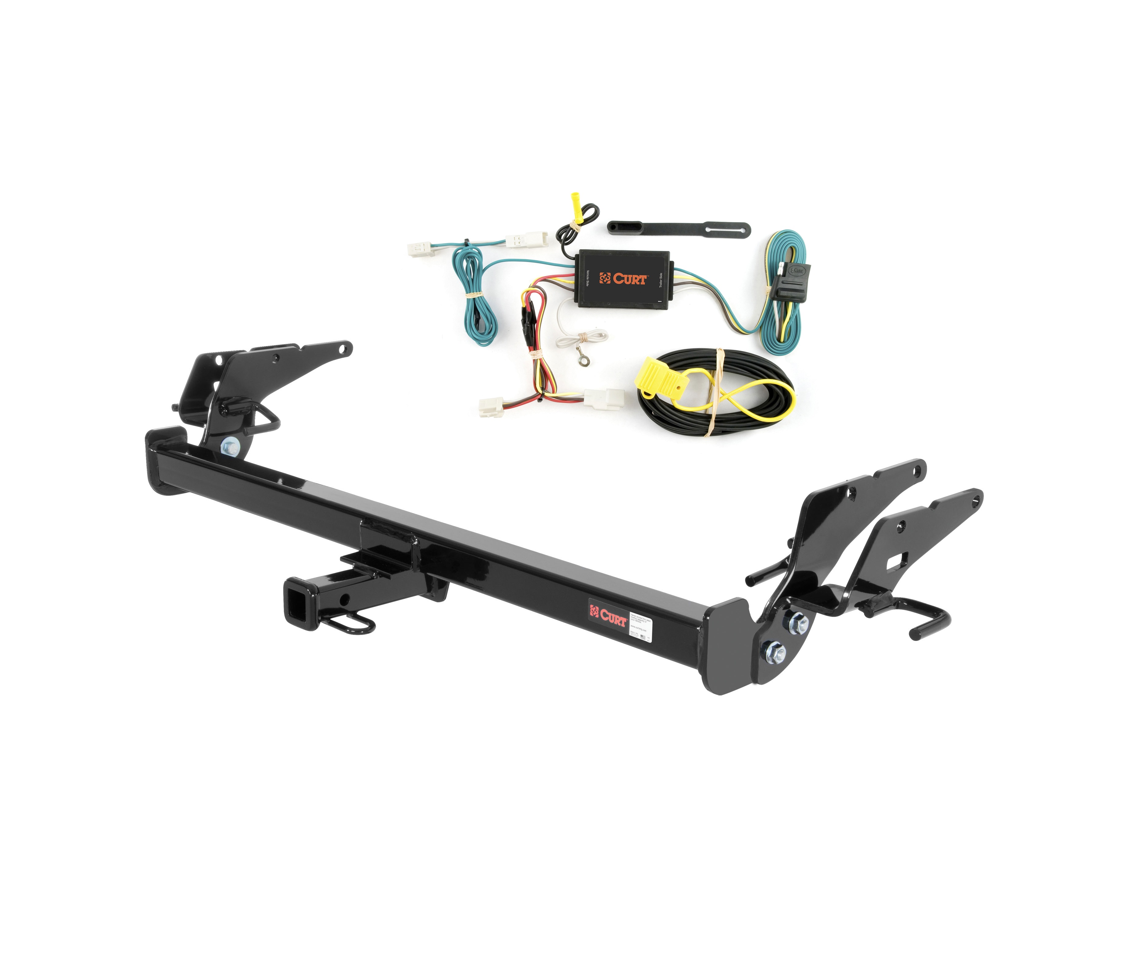 11 - 12 Toyota Avalon Dual exhaust Curt 1-1/4", Class 1 Trailer Tow Hitch + 4-flat Wiring Kit 11427 thumbnail 0