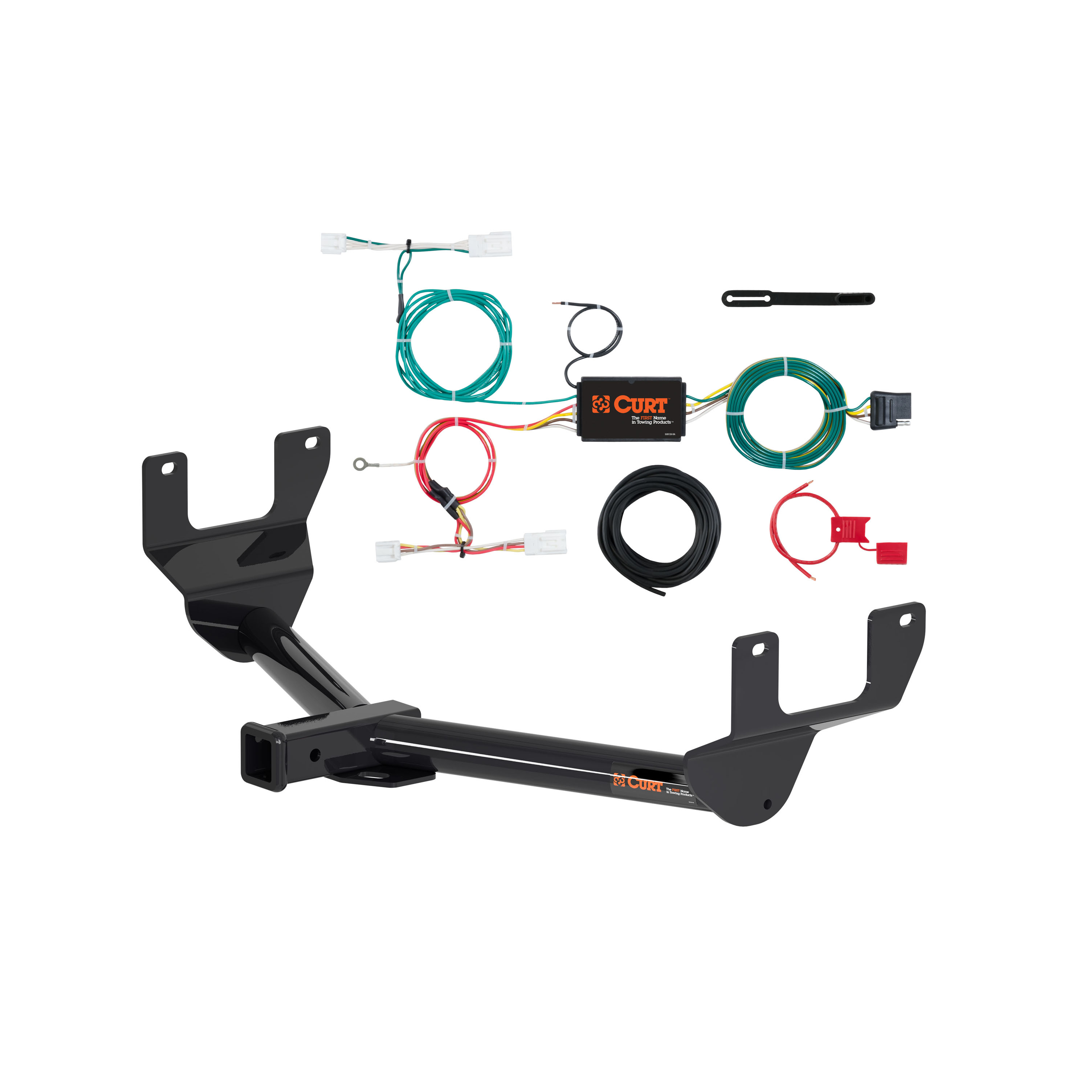 15 - 17 Lexus NX200t Curt 2", Class 3 Trailer Tow Hitch + 4-flat Wiring Kit 13337 thumbnail 0
