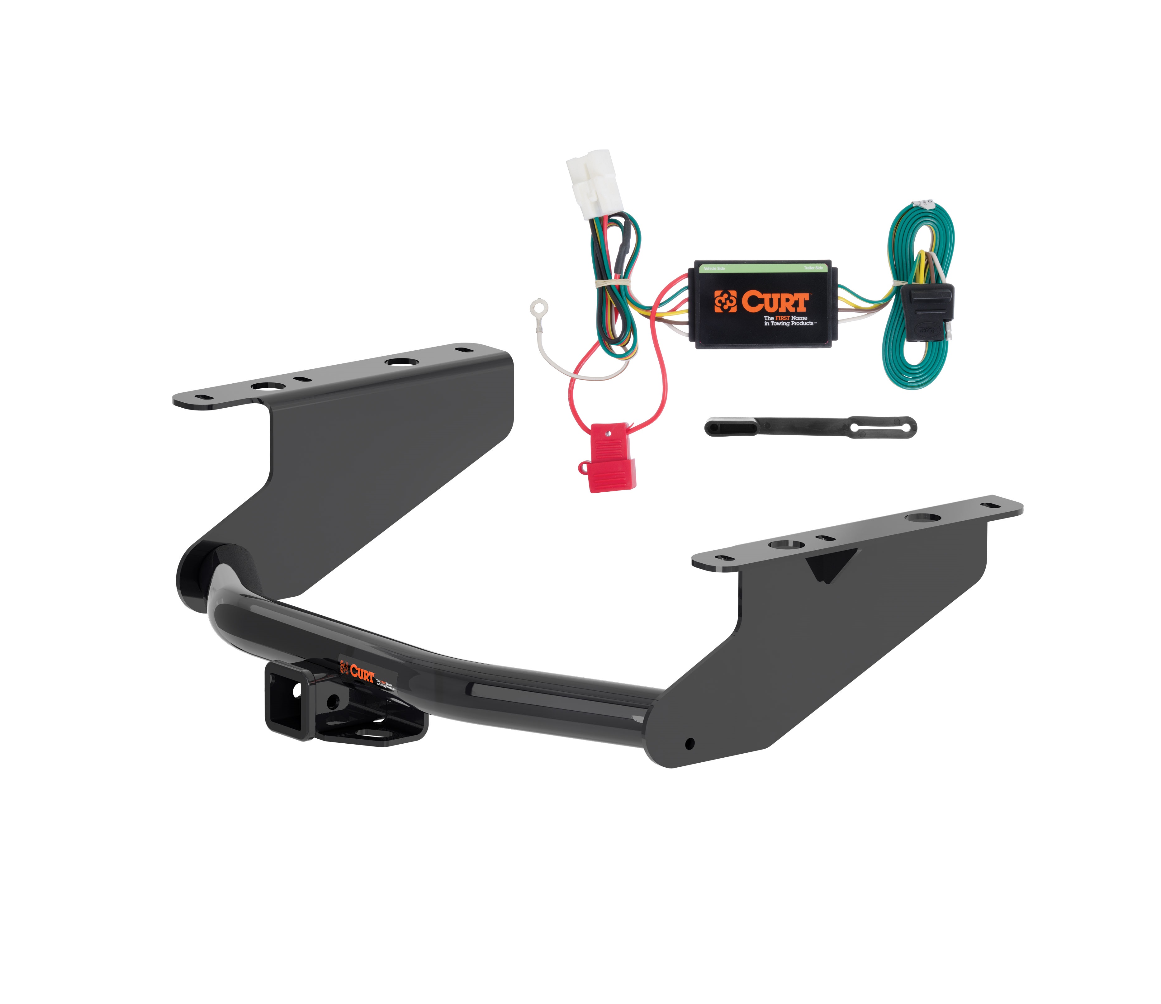 19 - 24 Subaru Ascent Curt 2", Class 3 Trailer Tow Hitch + 4-flat Wiring Kit 13400 thumbnail 0