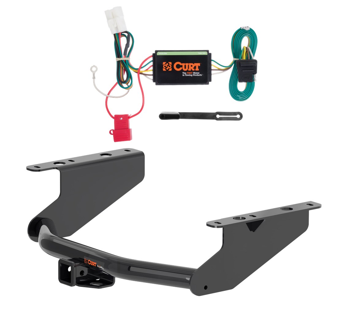 2019 - 2026 Subaru Ascent Curt 2", Class 3 Trailer Tow Hitch + 4-flat Wiring Kit 13400 thumbnail 0
