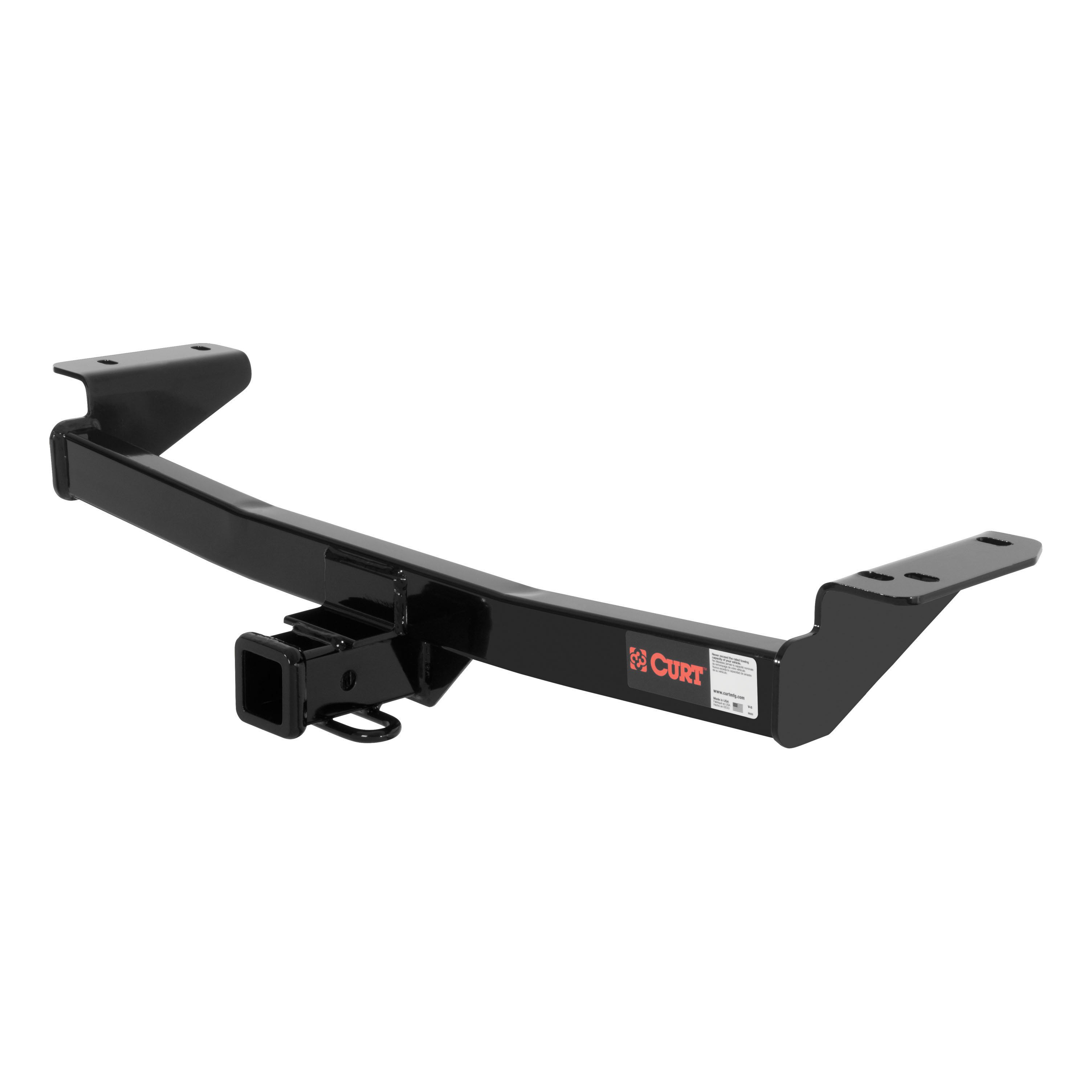 2011 - 2015 Kia Sportage Excluding SX models Curt 2", Class 3 Trailer Tow Hitch + 4-flat Wiring Kit 13066 thumbnail 2