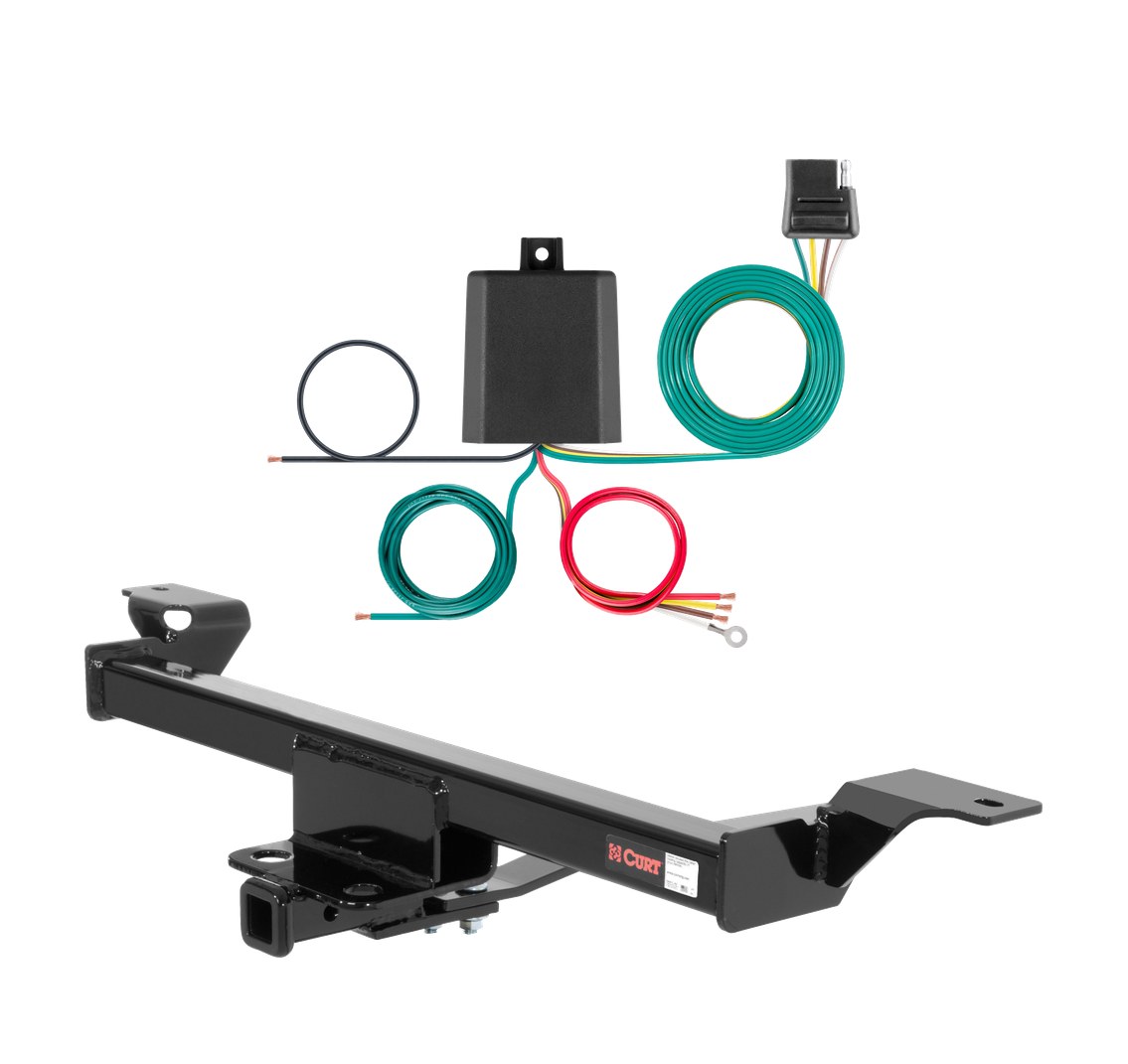 2002 - 2006 Nissan Altima Sedan Curt 1-1/4", Class 1 Trailer Tow Hitch + 4-flat Wiring Kit 11264 thumbnail 0