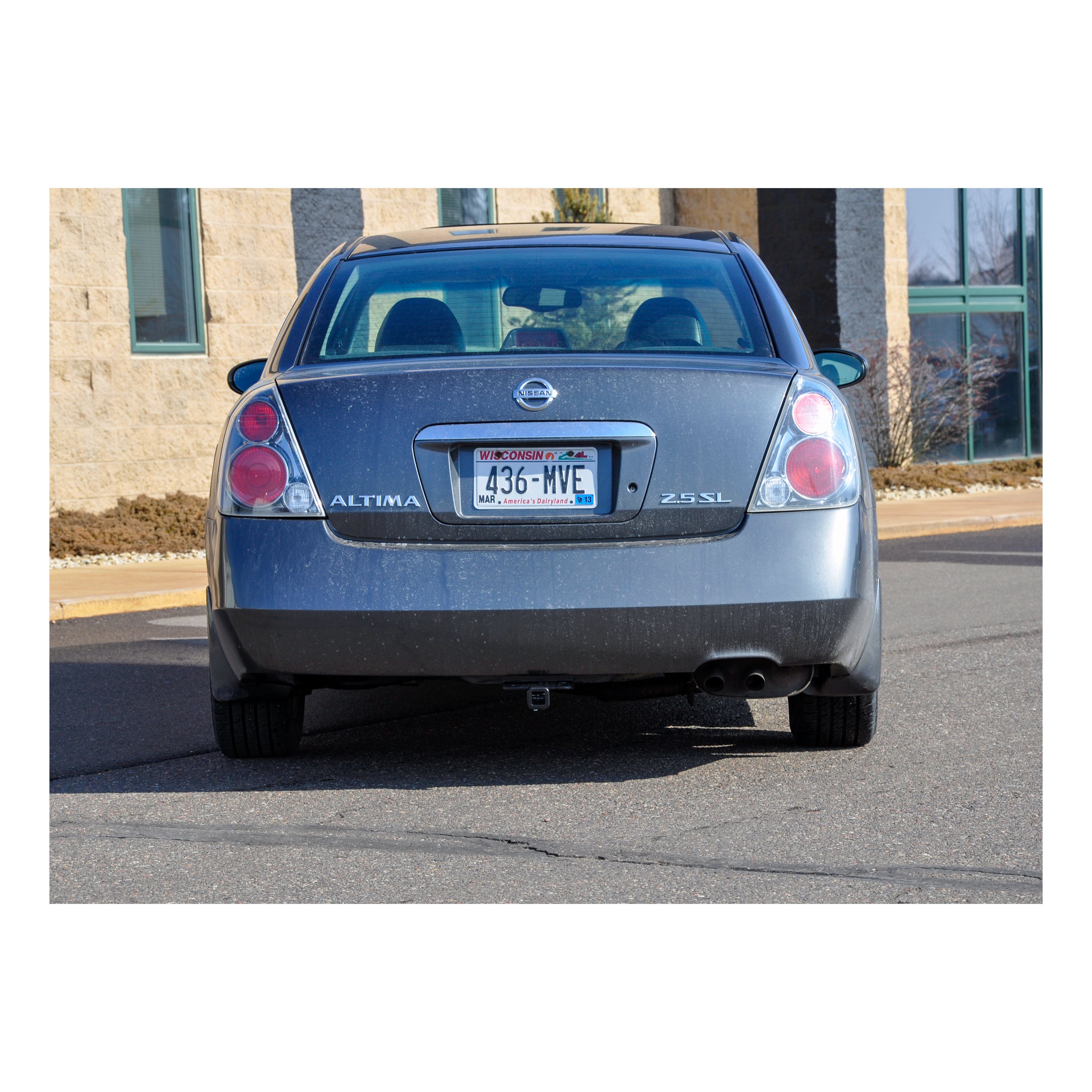 2002 - 2006 Nissan Altima Sedan Curt 1-1/4", Class 1 Trailer Tow Hitch + 4-flat Wiring Kit 11264 thumbnail 8