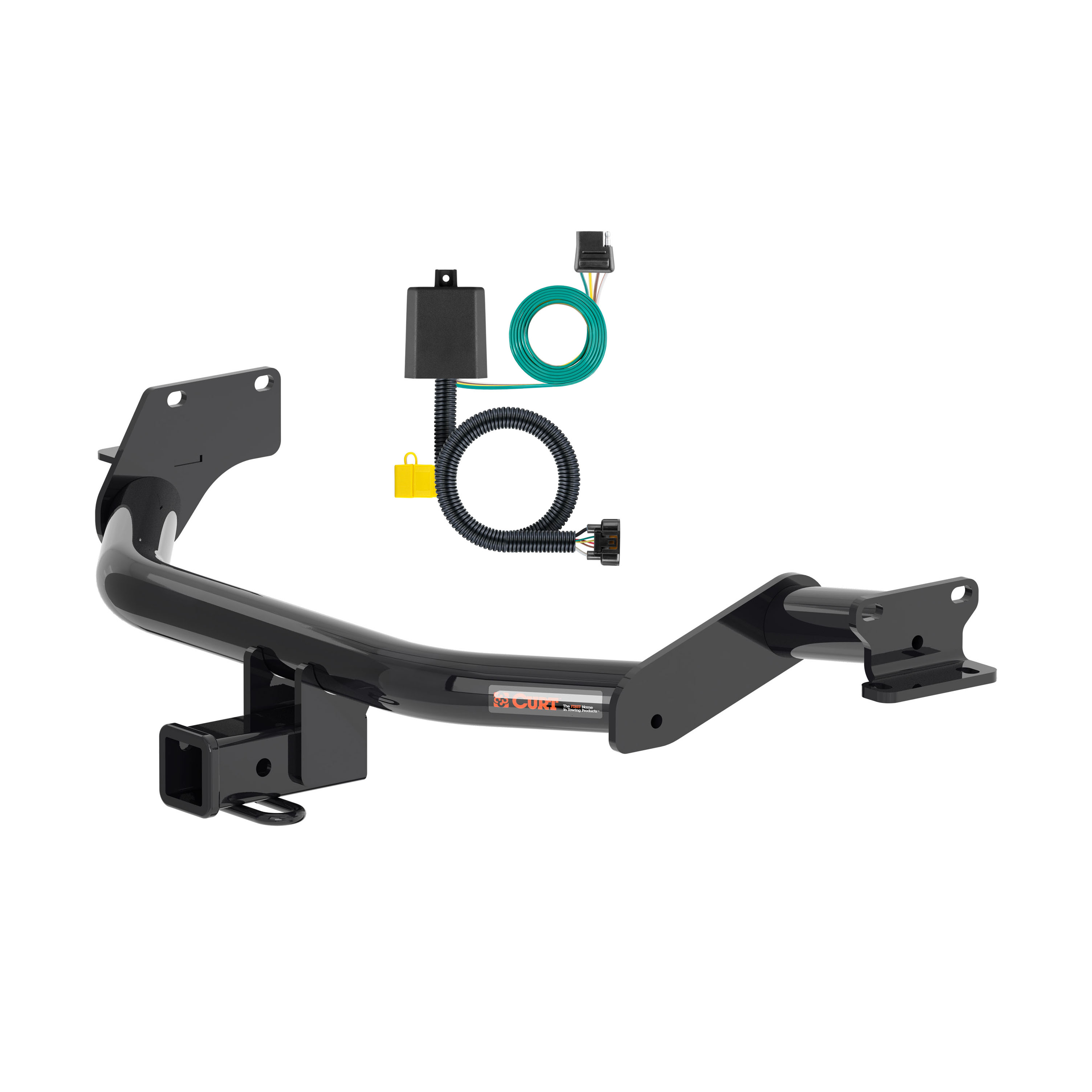20 - 22 Kia Telluride Curt 2", Class 3 Trailer Tow Hitch + 4-flat Wiring Kit 13420 thumbnail 0