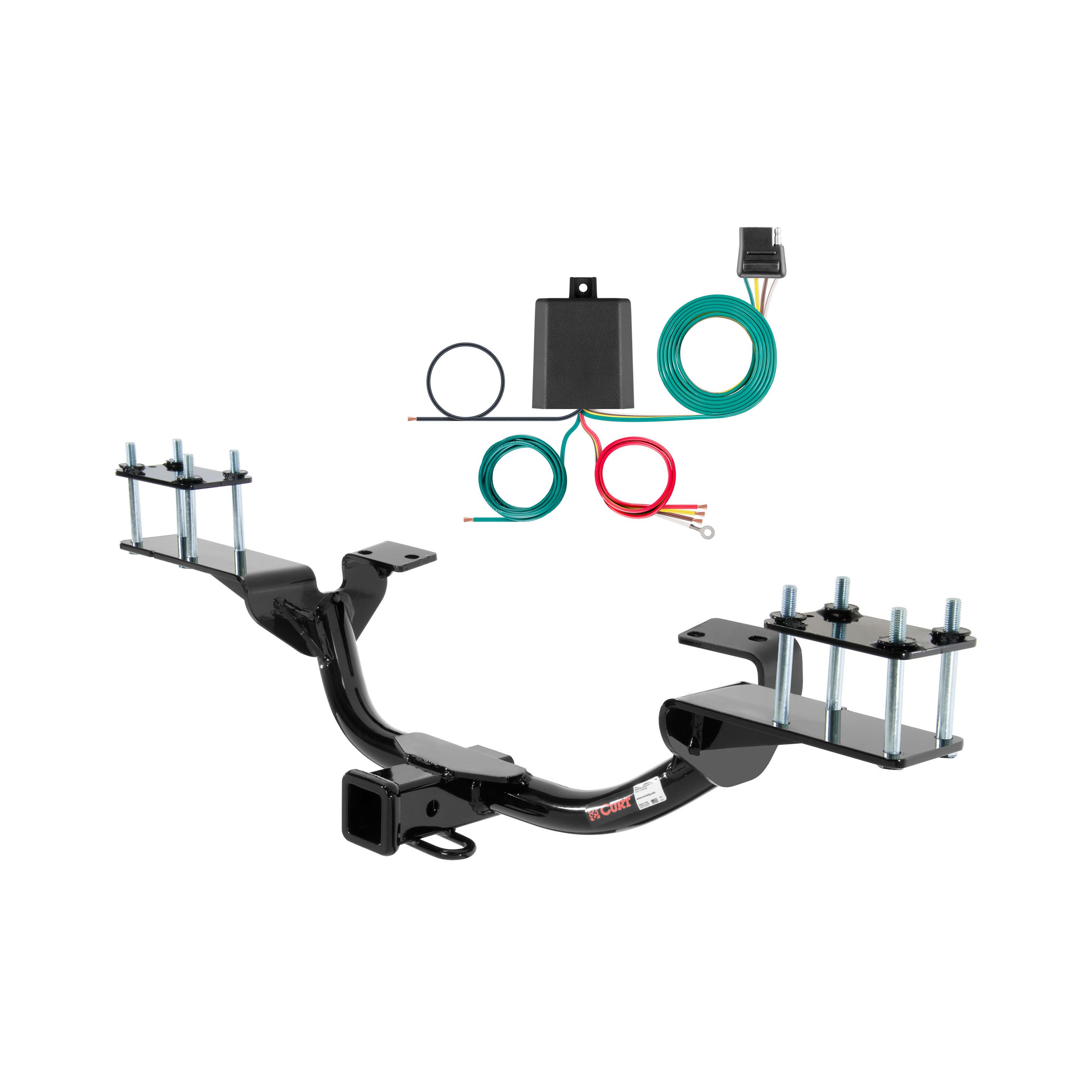 10 - 13 Mercedes-Benz GL350 Curt 2", Class 3 Trailer Tow Hitch + 4-flat Wiring Kit 13102 thumbnail 0