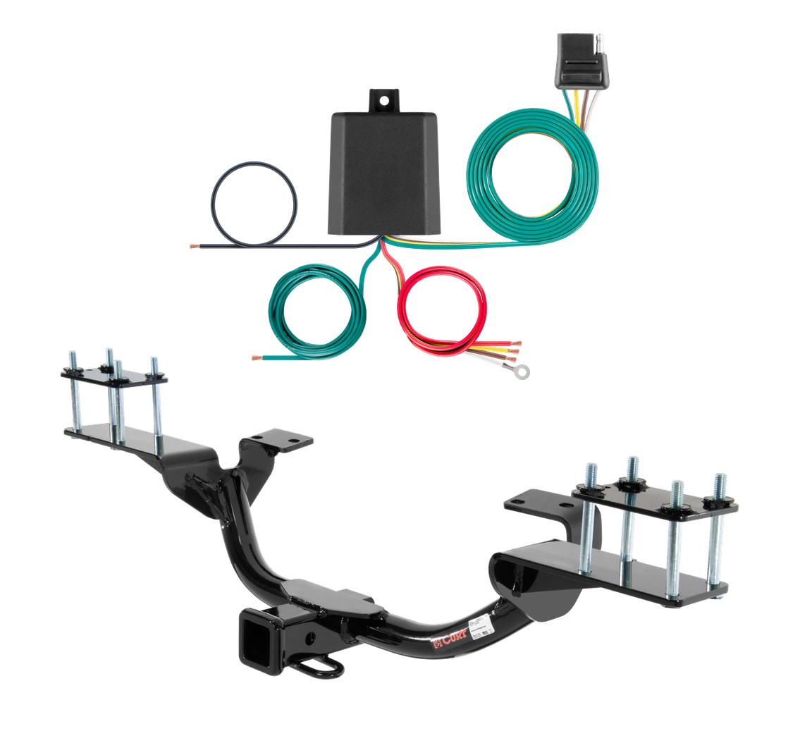2010 - 2013 Mercedes-Benz GL350 Curt 2", Class 3 Trailer Tow Hitch + 4-flat Wiring Kit 13102 thumbnail 0