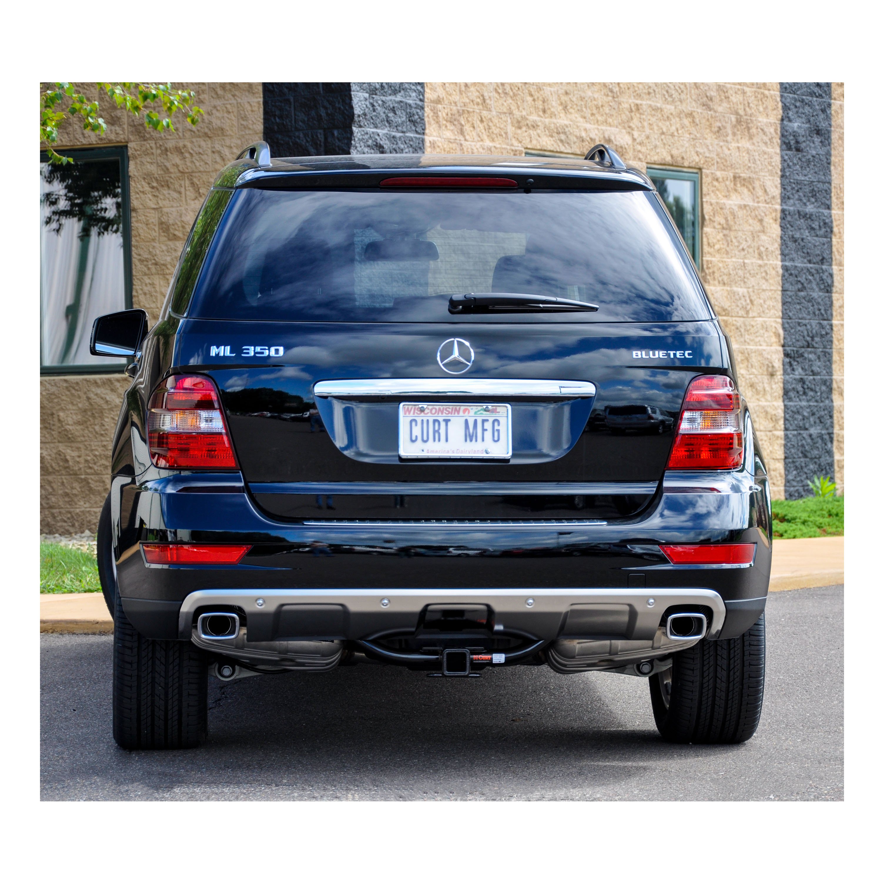 2010 - 2013 Mercedes-Benz GL350 Curt 2", Class 3 Trailer Tow Hitch + 4-flat Wiring Kit 13102 thumbnail 8