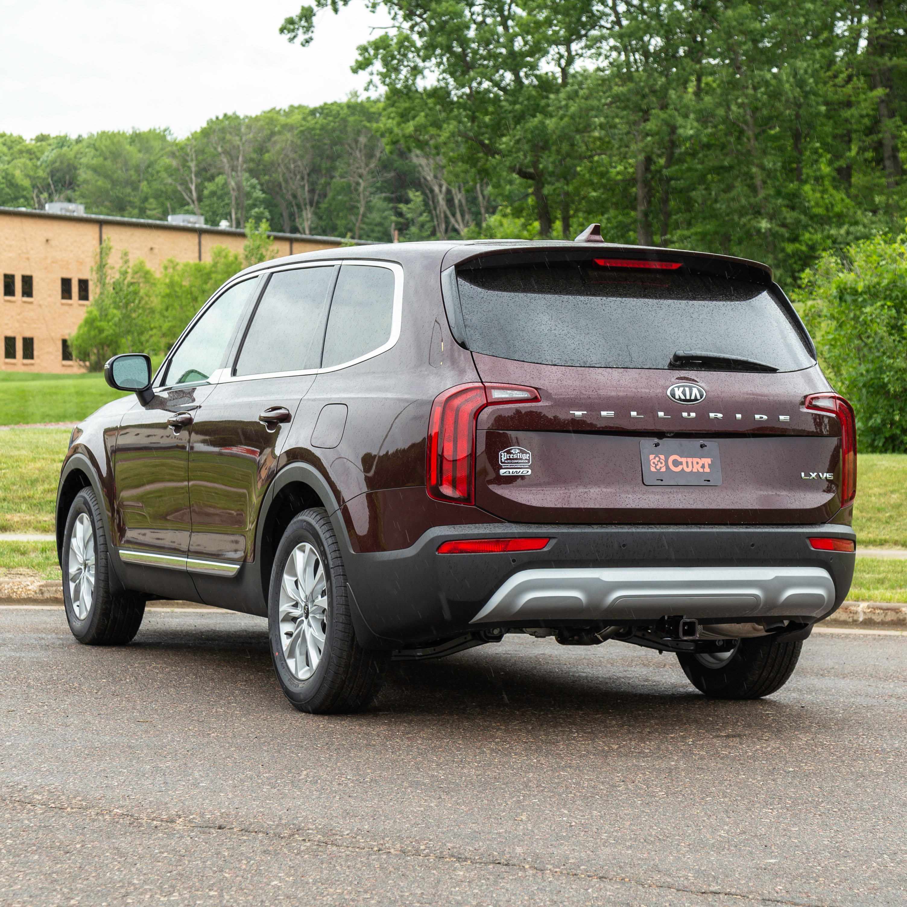 2023 - 2025 Kia Telluride LX or S only Curt 2", Class 3 Trailer Tow Hitch + 4-flat Wiring Kit 13420 thumbnail 4