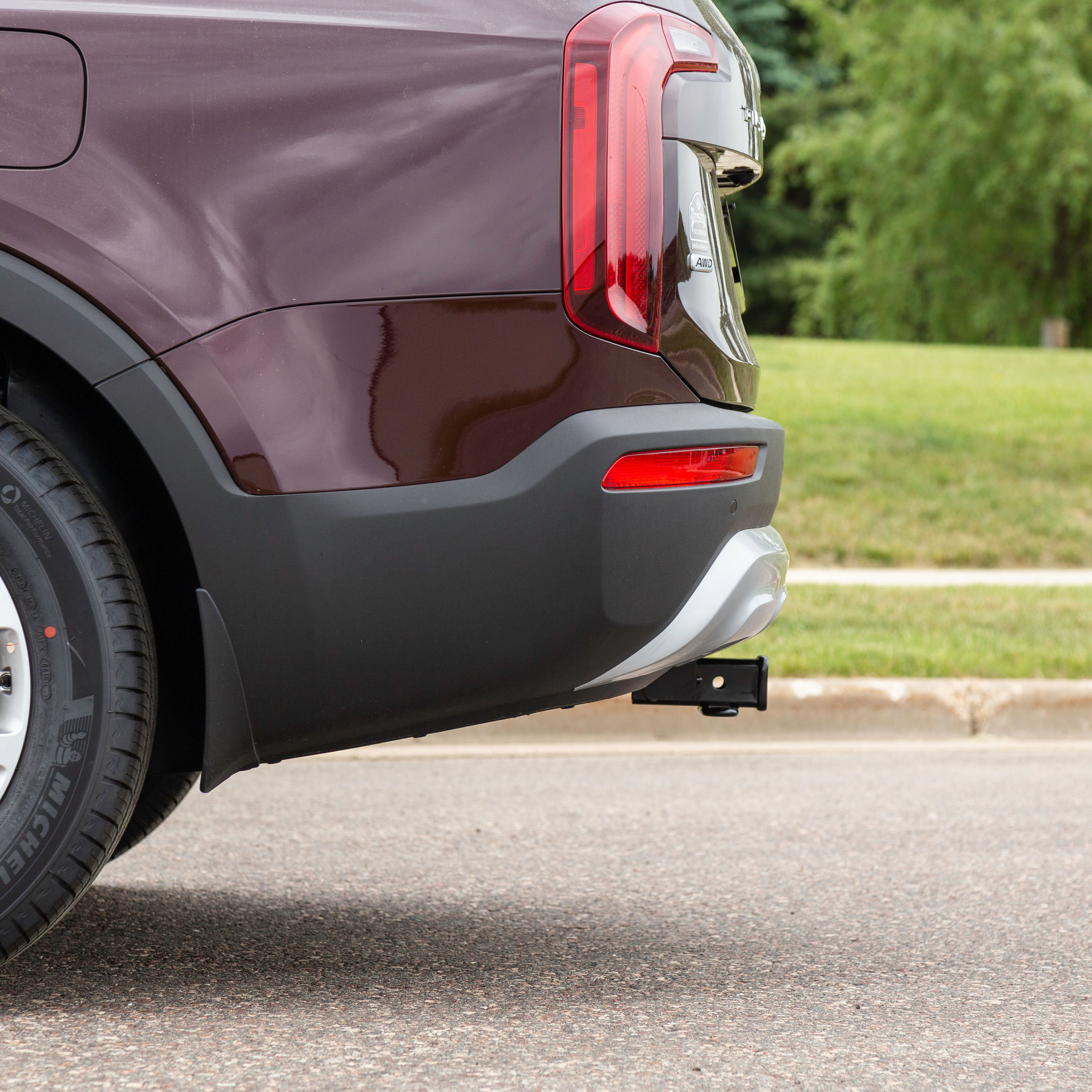 2023 - 2025 Kia Telluride LX or S only Curt 2", Class 3 Trailer Tow Hitch + 4-flat Wiring Kit 13420 thumbnail 9