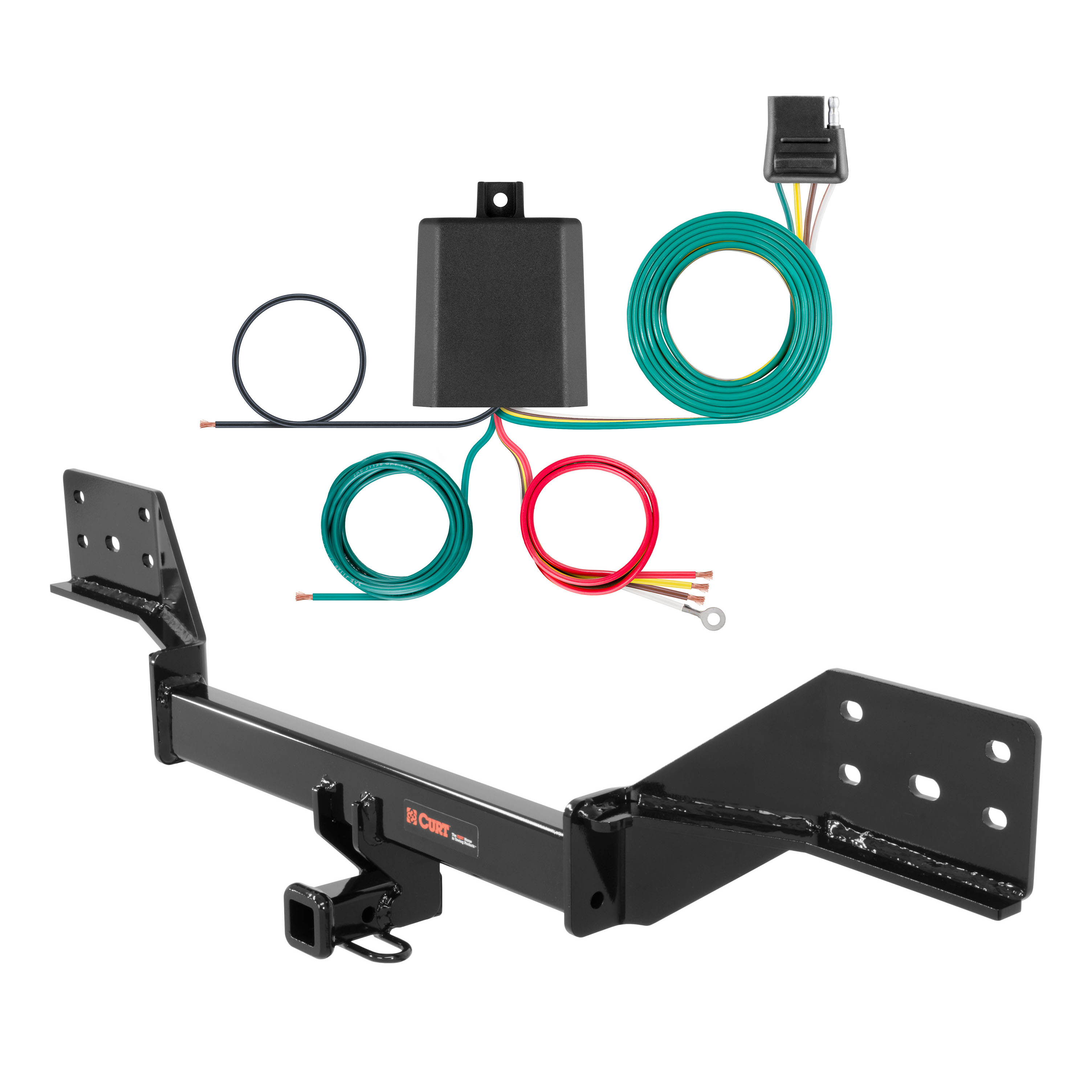 18 - 19 Lexus GS300  Curt 1-1/4", Class 1 Trailer Tow Hitch + 4-flat Wiring Kit 11366 thumbnail 0