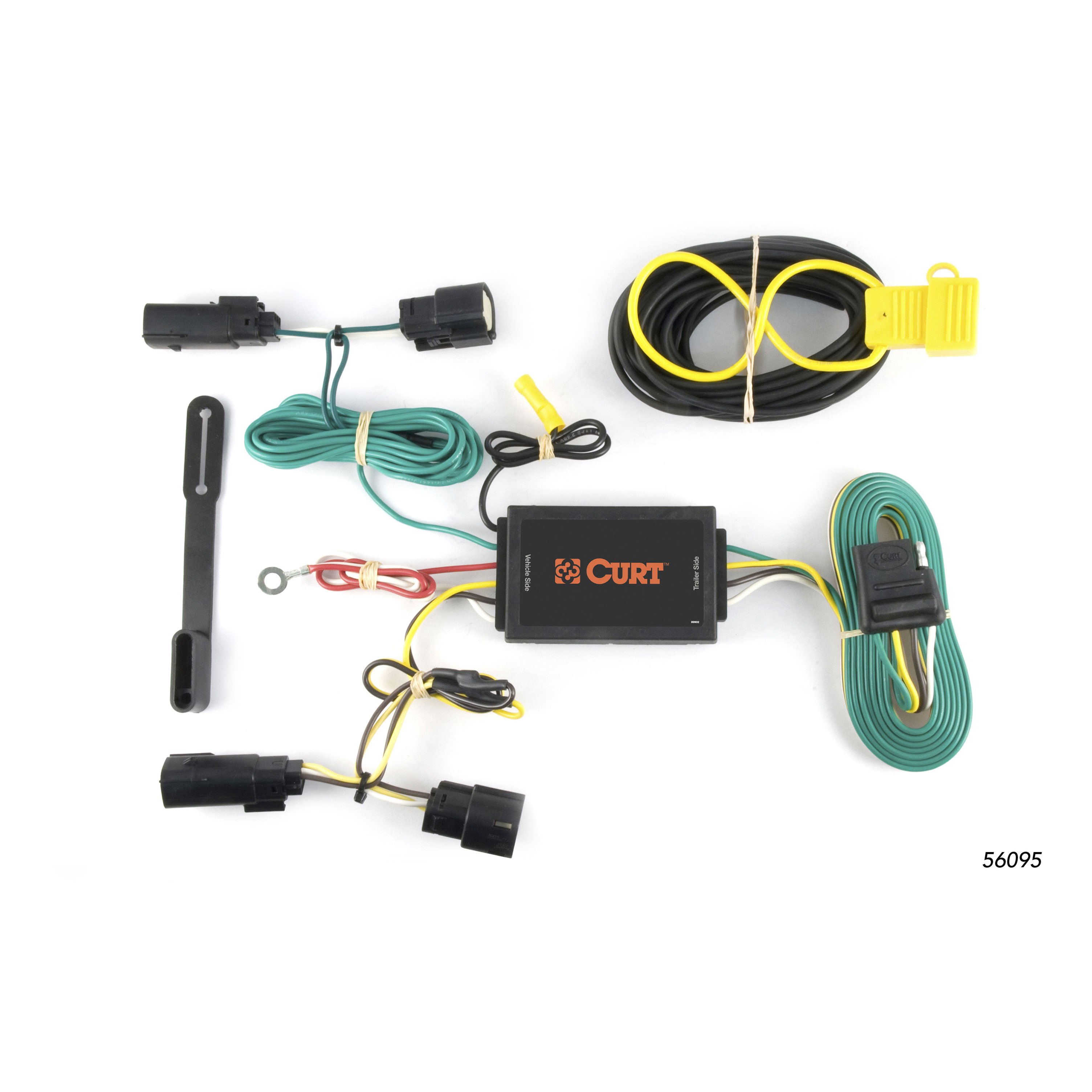 2010 - 2019 Lincoln MKT With EcoBoost Curt 2", Class 3 Trailer Tow Hitch + 4-flat Wiring Kit 13110 thumbnail 1