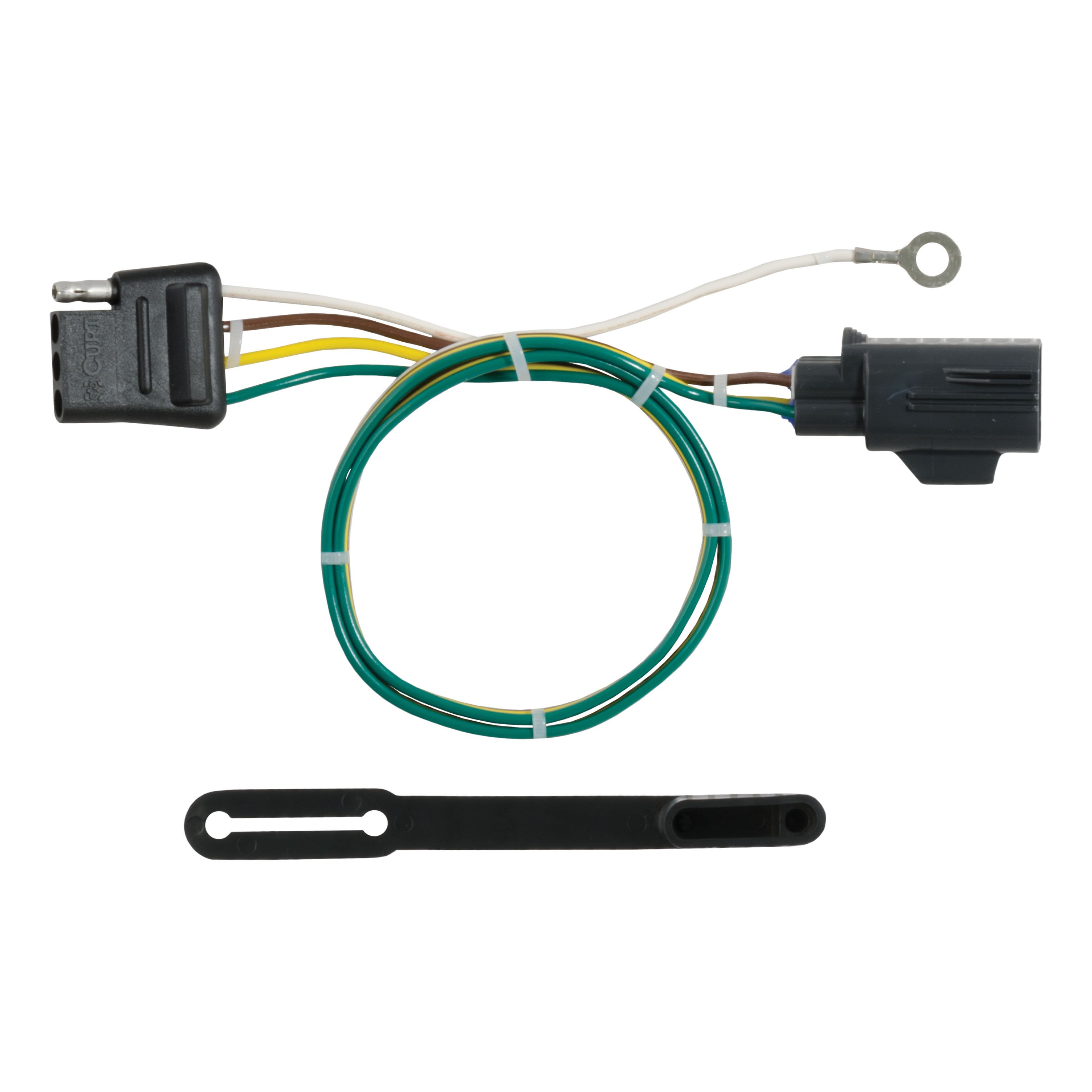 2015 - 2022 Land Rover Range Rover Sport Excluding hybrid Curt 2", Class 3 Trailer Tow Hitch + 4-flat Wiring Kit 13243 thumbnail 1
