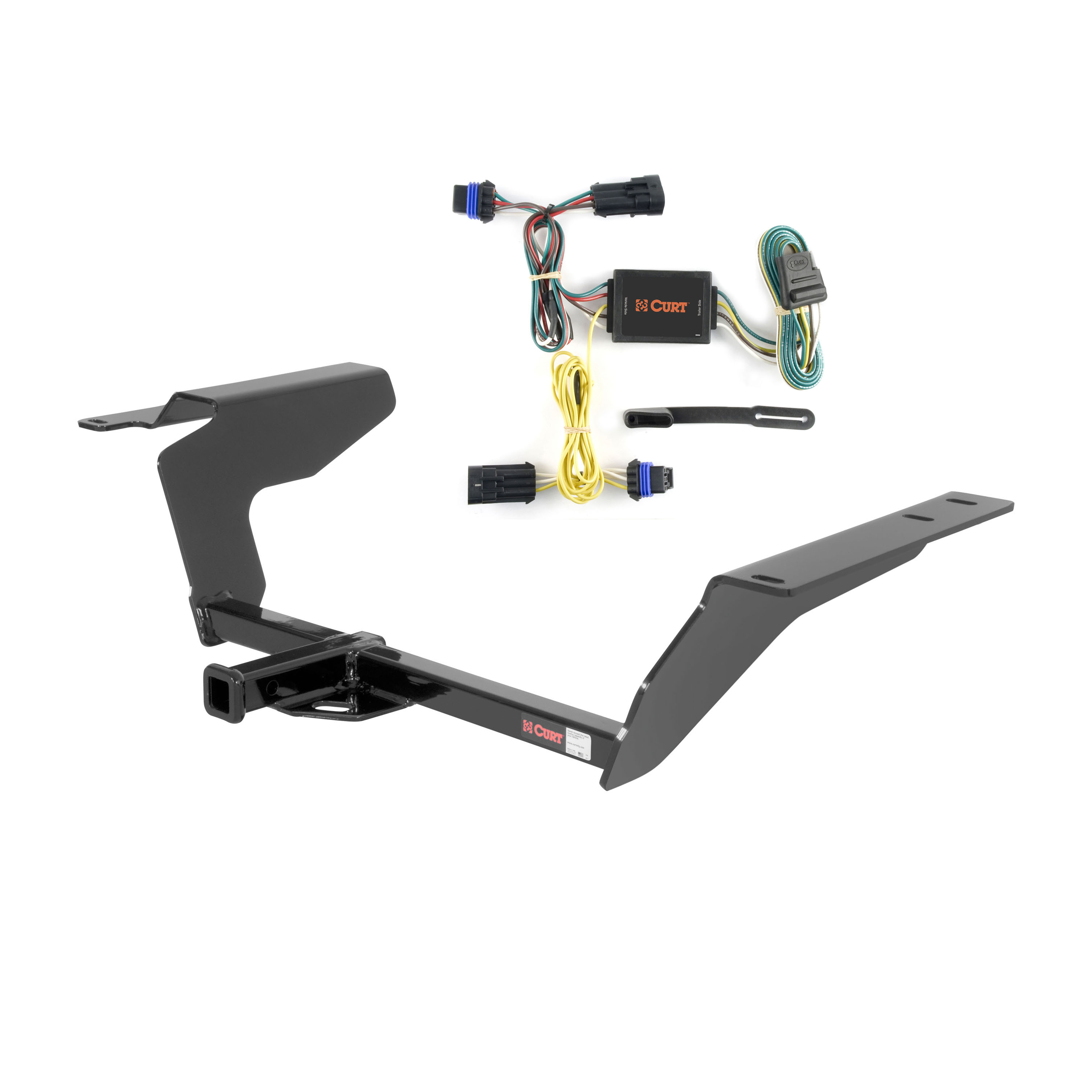 04 - 07 Saturn Ion Red Line Curt 1-1/4", Class 1 Trailer Tow Hitch + 4-flat Wiring Kit 11447 thumbnail 0