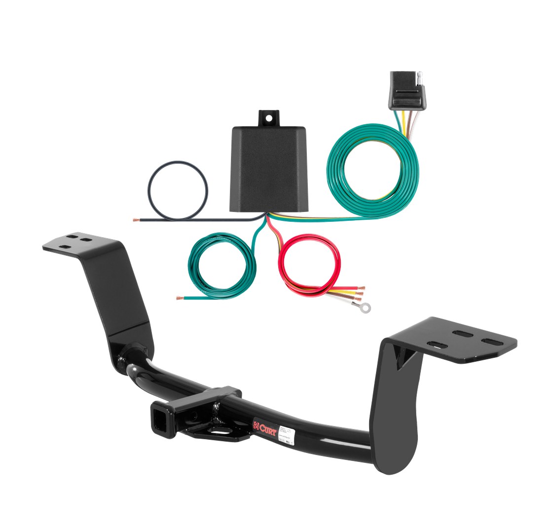 2006 Lexus GS300 Curt 1-1/4", Class 1 Trailer Tow Hitch + 4-flat Wiring Kit 11372 thumbnail 0