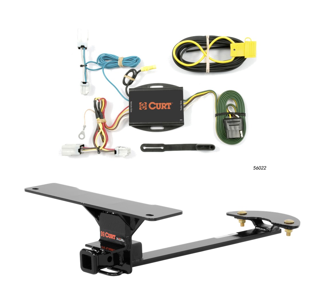 2007 - 2012 Nissan Sentra Sedan Curt 1-1/4", Class 1 Trailer Tow Hitch + 4-flat Wiring Kit 11370 thumbnail 0