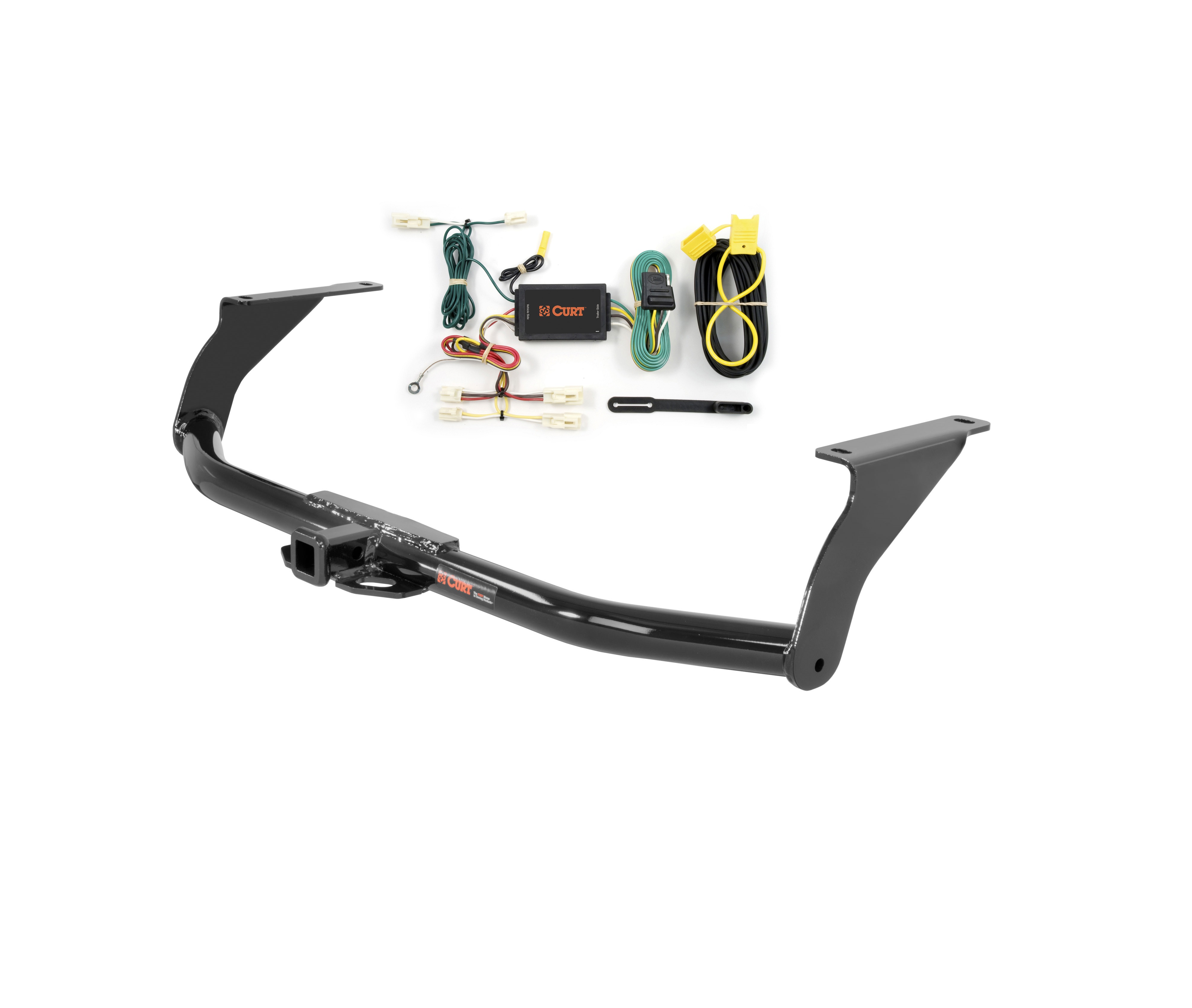 14 - 18 Mazda 3 Hatchback Curt 1-1/4", Class 1 Trailer Tow Hitch + 4-flat Wiring Kit 11377 thumbnail 0