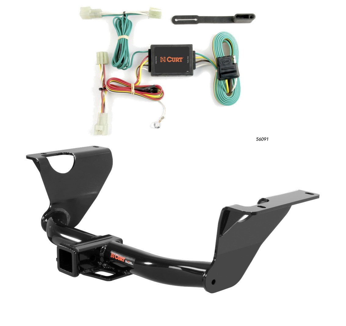 2010 - 2014 Subaru Legacy Sedan Curt 2", Class 3 Trailer Tow Hitch + 4-flat Wiring Kit 13158 thumbnail 0