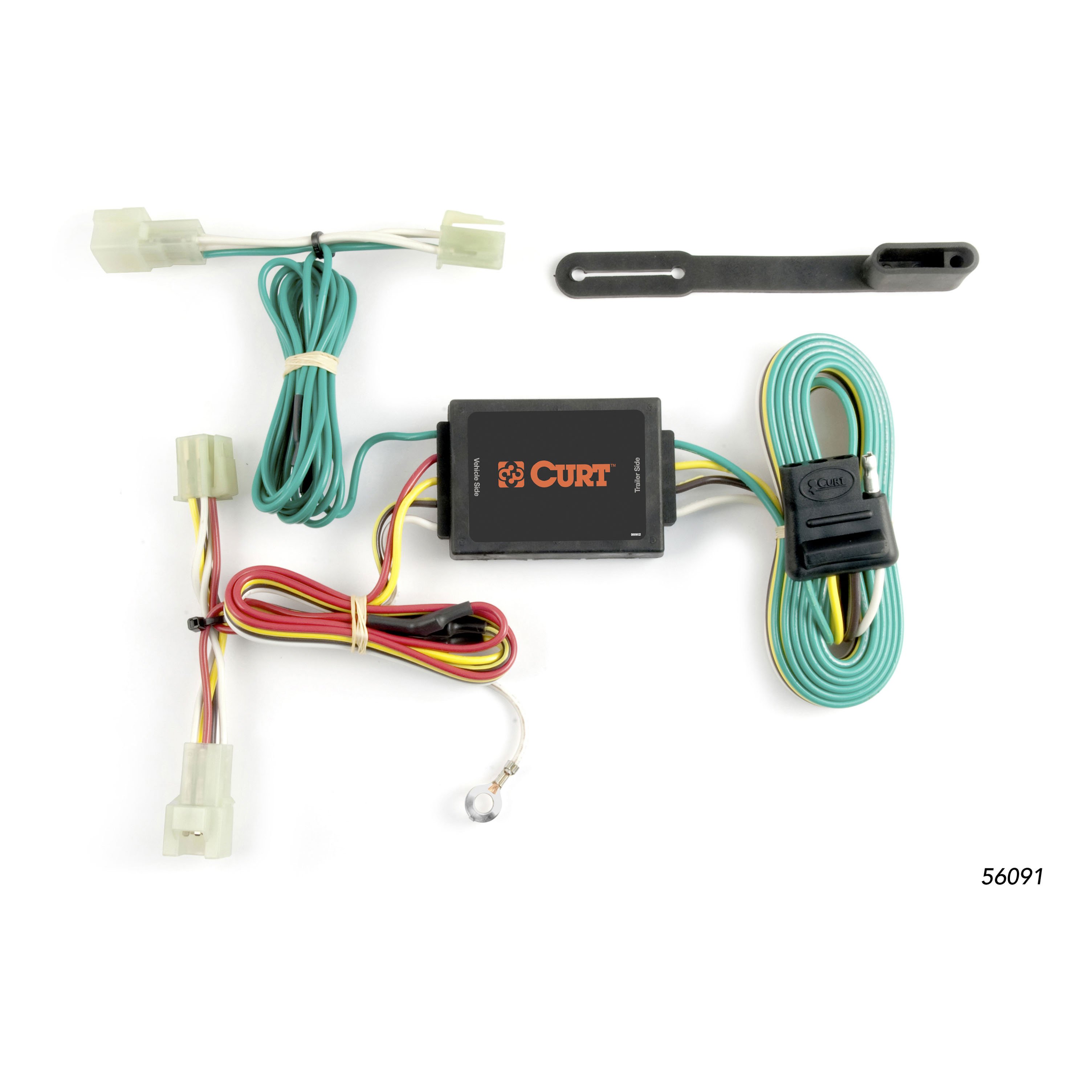 2010 - 2014 Subaru Legacy Sedan Curt 2", Class 3 Trailer Tow Hitch + 4-flat Wiring Kit 13158 thumbnail 1