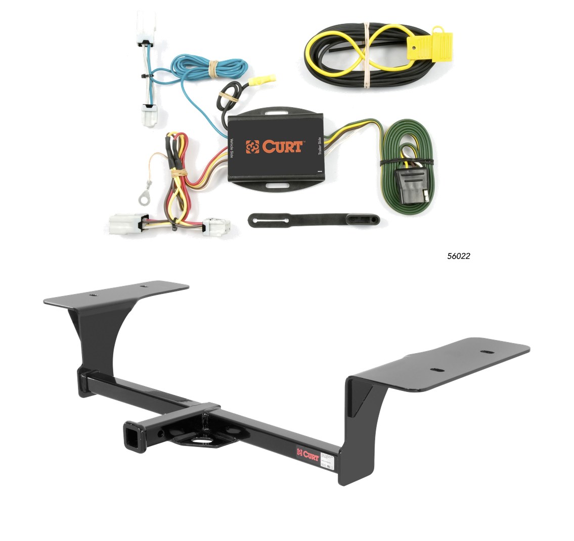 2007 - 2015 Nissan Altima Sedan Curt 1-1/4", Class 1 Trailer Tow Hitch + 4-flat Wiring Kit 11352 thumbnail 0