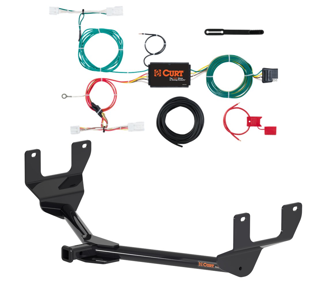 2017 Lexus NX200t Curt 1-1/4", Class 2 Trailer Tow Hitch + 4-flat Wiring Kit 12172 thumbnail 0
