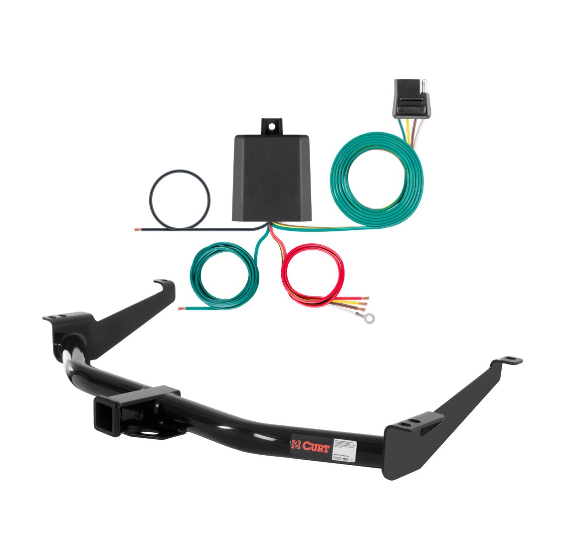 2005 - 2015 Nissan Armada Curt 2", Class 3 Trailer Tow Hitch + 4-flat Wiring Kit 13188 thumbnail 0