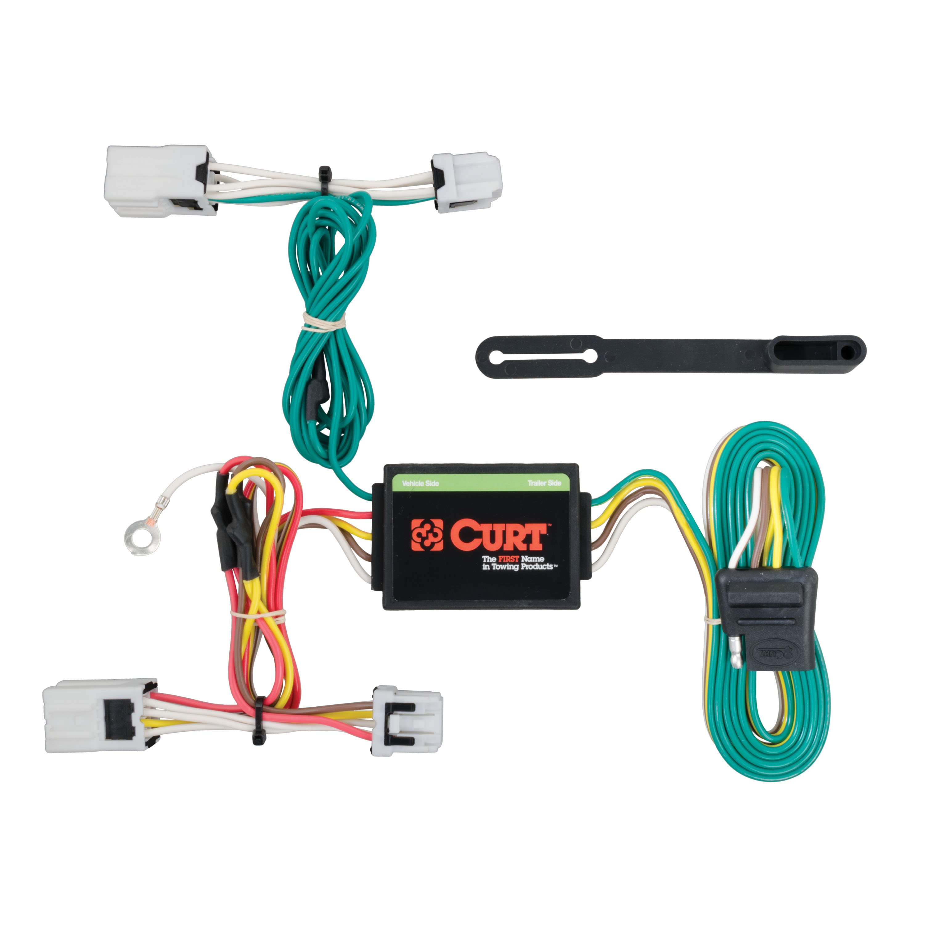 2014 - 2019 Nissan Versa Note Curt 1-1/4", Class 1 Trailer Tow Hitch + 4-flat Wiring Kit 11378 thumbnail 1