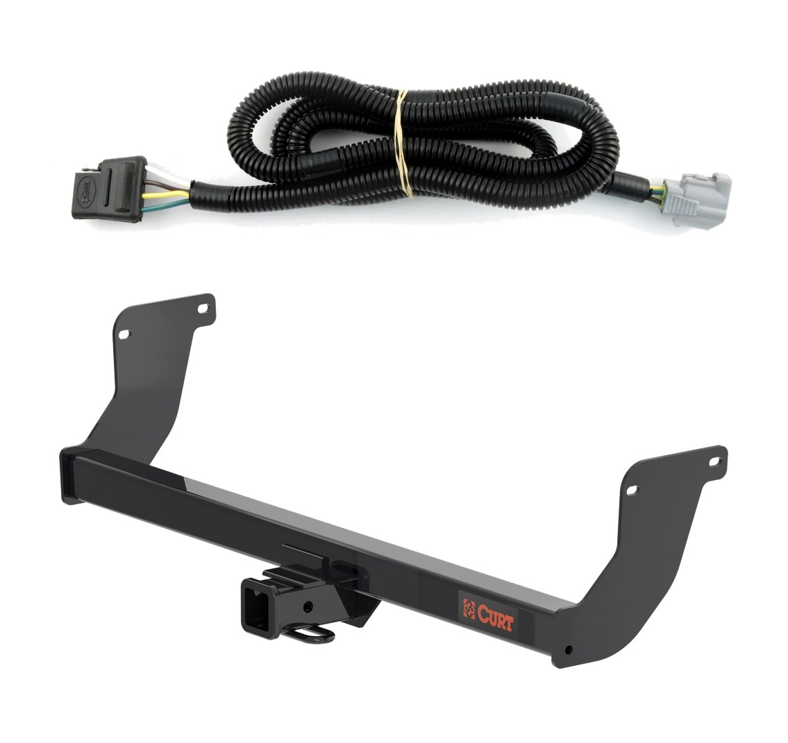 2023 Lexus RX350 Curt 2", Class 3 Trailer Tow Hitch + 4-flat Wiring Kit 13579 thumbnail 0