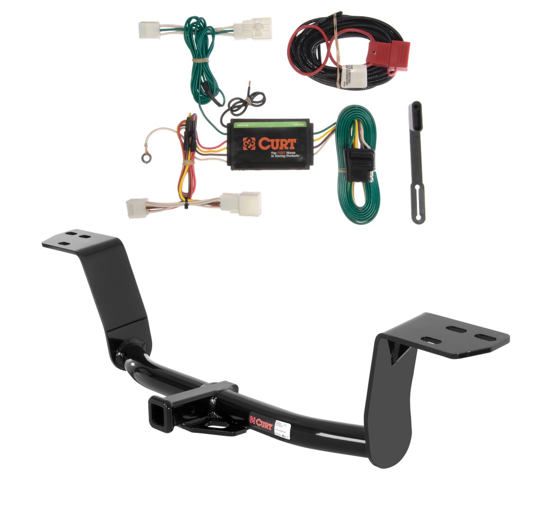 2006 - 2013 Lexus IS250 Sedan Curt 1-1/4", Class 1 Trailer Tow Hitch + 4-flat Wiring Kit 11372 thumbnail 0