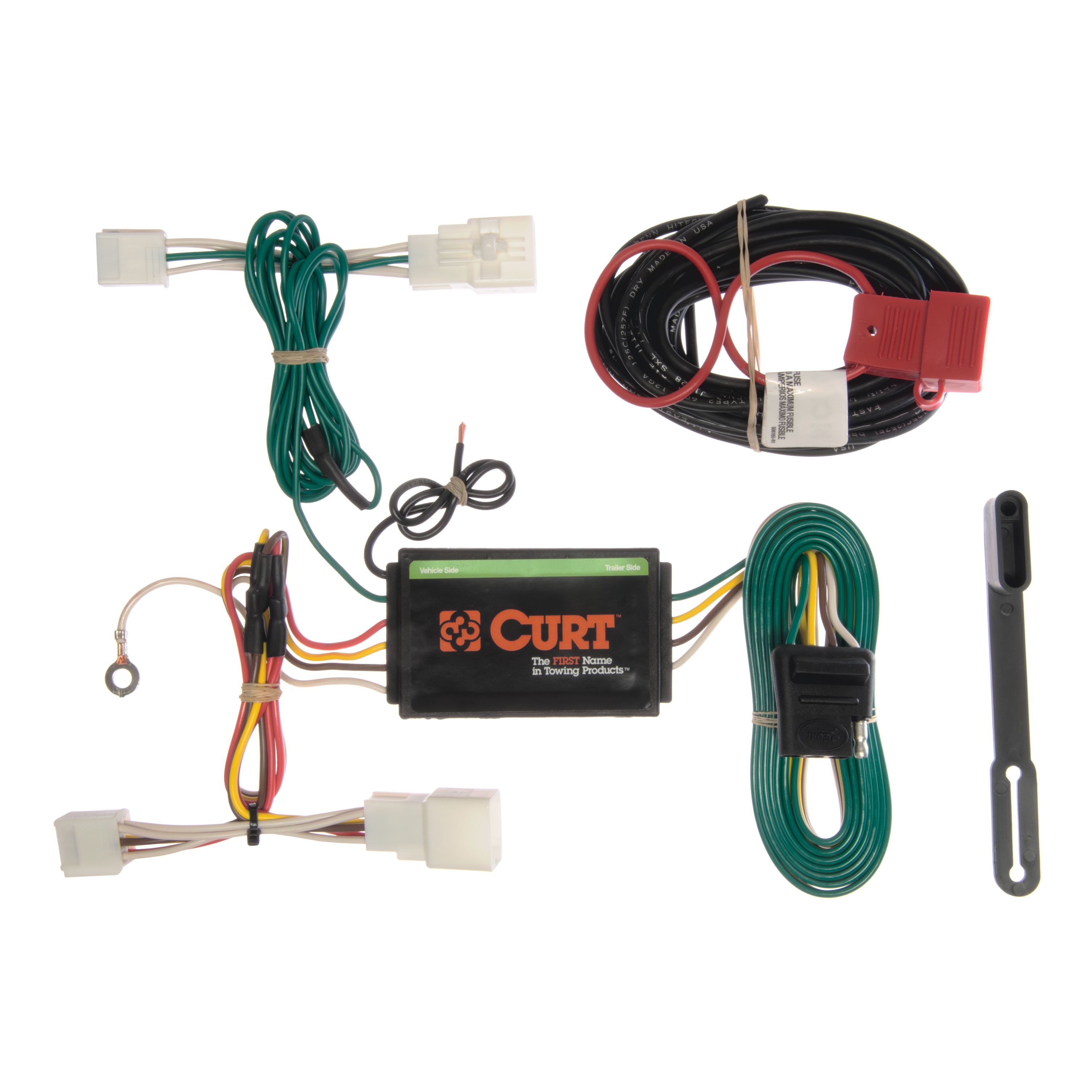 2014 - 2015 Lexus IS350 Convertible Curt 1-1/4", Class 1 Trailer Tow Hitch + 4-flat Wiring Kit 11389 thumbnail 1
