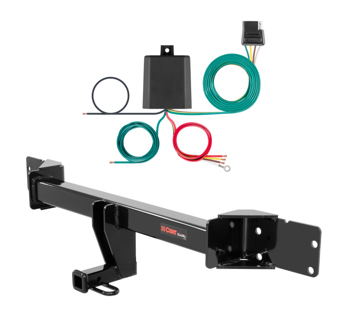 2016 - 2018 Mercedes-Benz CLA250 Curt 1-1/4", Class 2 Trailer Tow Hitch + 4-flat Wiring Kit 12163 thumbnail 0