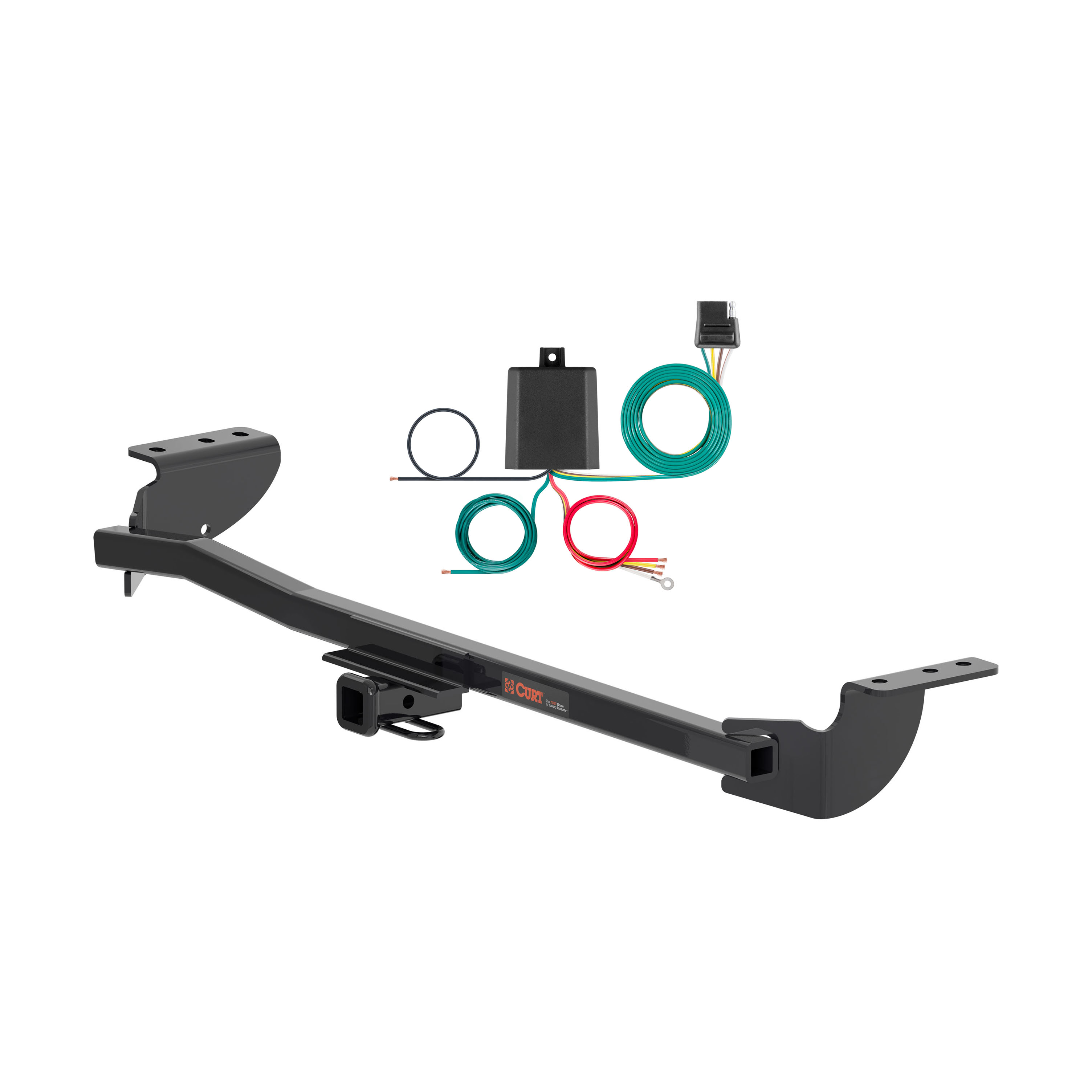 93 - 07 Subaru Impreza Sedan Curt 1-1/4", Class 1 Trailer Tow Hitch + 4-flat Wiring Kit 11497 thumbnail 0
