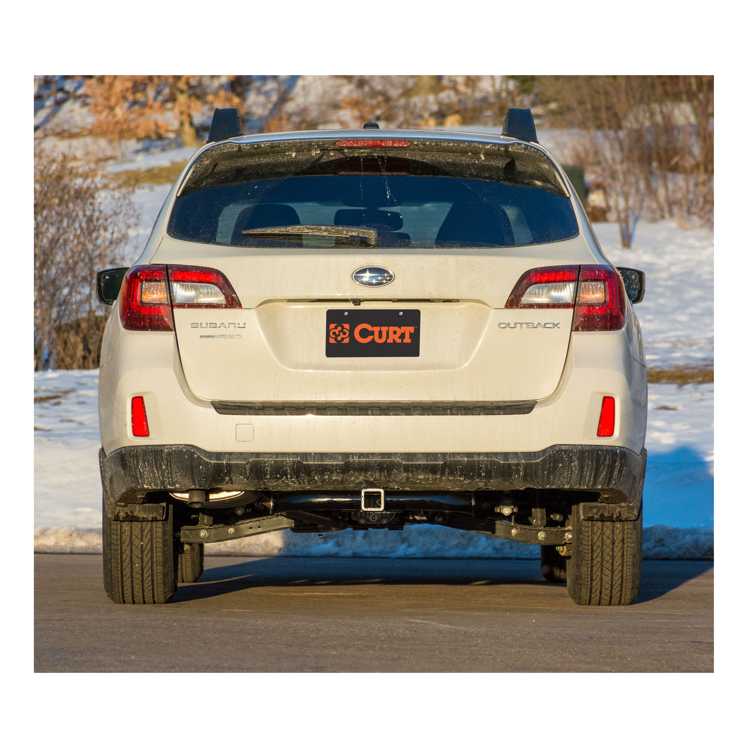2015 - 2019 Subaru Legacy Sedan Curt 2", Class 3 Trailer Tow Hitch + 4-flat Wiring Kit 13390 thumbnail 8