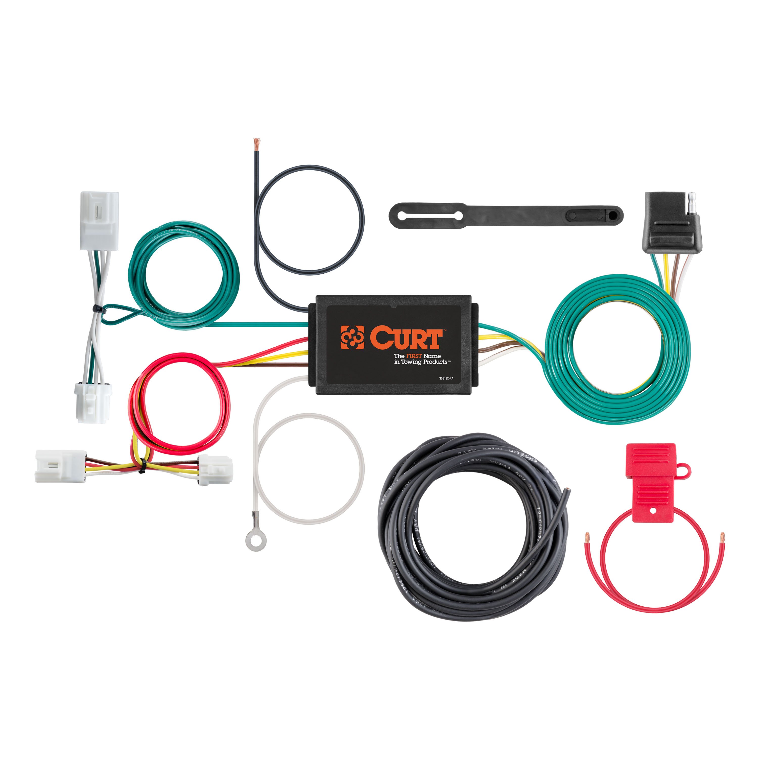 2008 - 2020 Nissan Rogue Excluding Krom Curt 2", Class 3 Trailer Tow Hitch + 4-flat Wiring Kit 13204 thumbnail 1