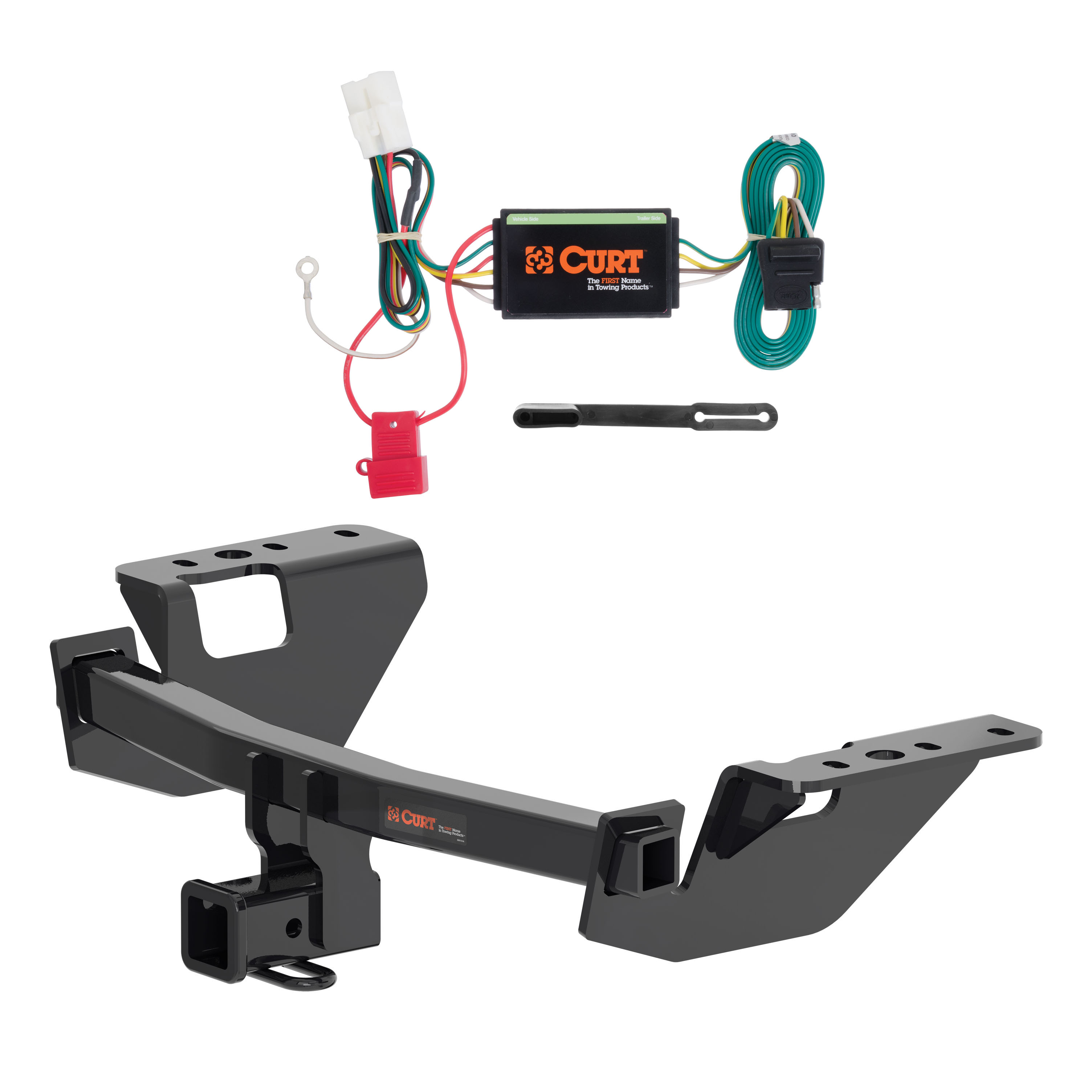 14 - 18 Subaru Forester Curt 2", Class 3 Trailer Tow Hitch + 4-flat Wiring Kit 13435 thumbnail 0