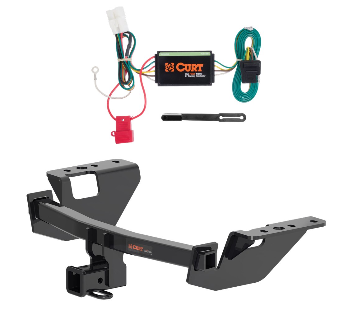 2014 - 2018 Subaru Forester Curt 2", Class 3 Trailer Tow Hitch + 4-flat Wiring Kit 13435 thumbnail 0
