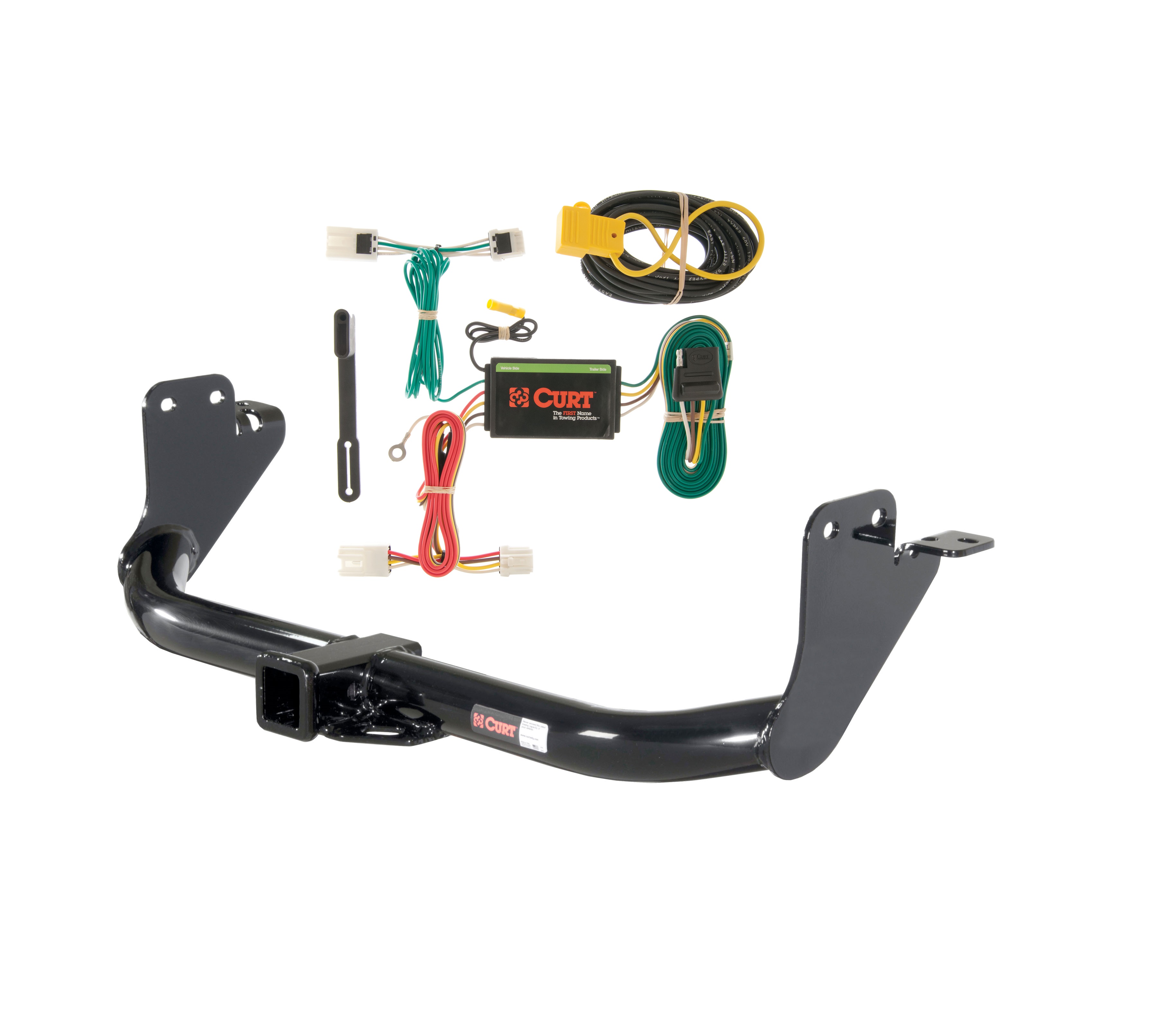 11 - 12 Mitsubishi RVR Curt 2", Class 3 Trailer Tow Hitch + 4-flat Wiring Kit 13079 thumbnail 0