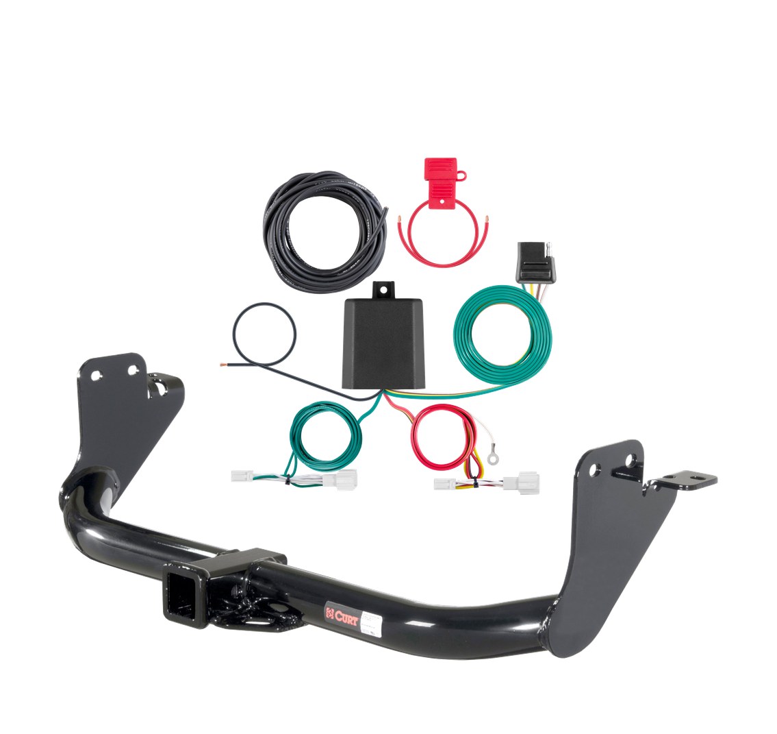 2020 - 2026 Mitsubishi RVR Curt 2", Class 3 Trailer Tow Hitch + 4-flat Wiring Kit 13079 thumbnail 0