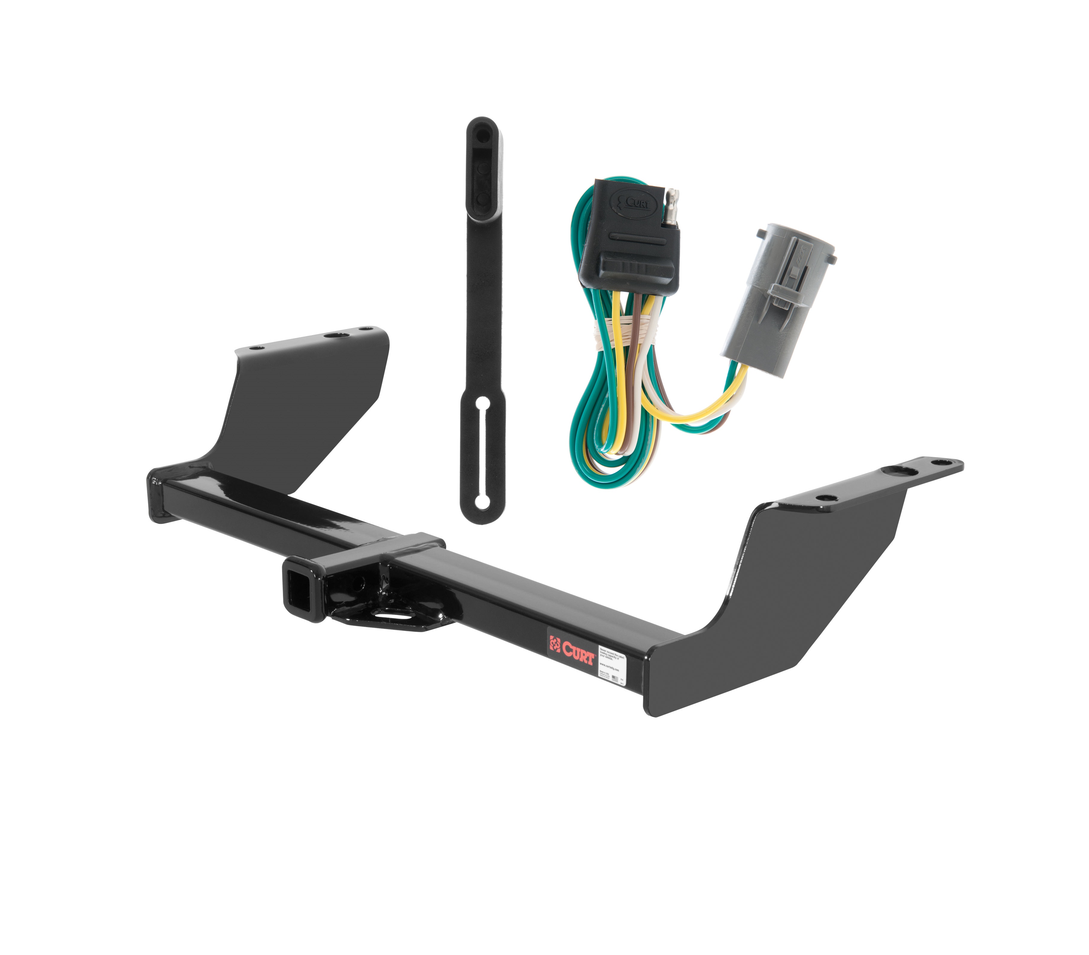 2001 Mazda B2300 01 - 05 models are no drill Curt 1-1/4", Class 2 Trailer Tow Hitch + 4-flat Wiring Kit 12012 thumbnail 0