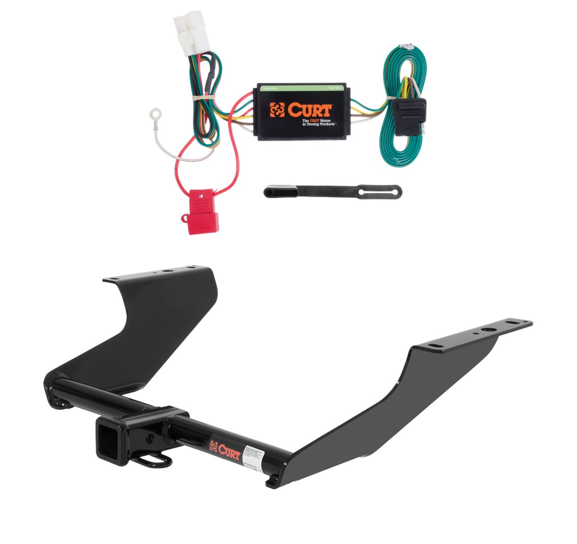 2009 - 2013 Subaru Forester Curt 2", Class 3 Trailer Tow Hitch + 4-flat Wiring Kit 13147 thumbnail 0