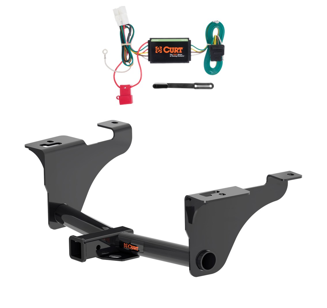 2020 - 2026 Subaru Outback Wagon Curt 2", Class 3 Trailer Tow Hitch + 4-flat Wiring Kit 13570 thumbnail 0