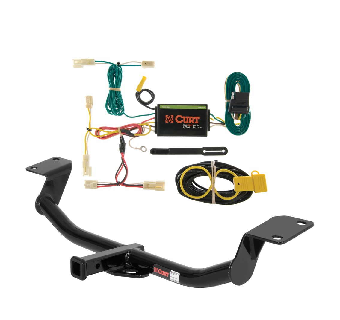 2003 - 2010 Pontiac Vibe GT Curt 1-1/4", Class 2 Trailer Tow Hitch + 4-flat Wiring Kit 12221 thumbnail 0