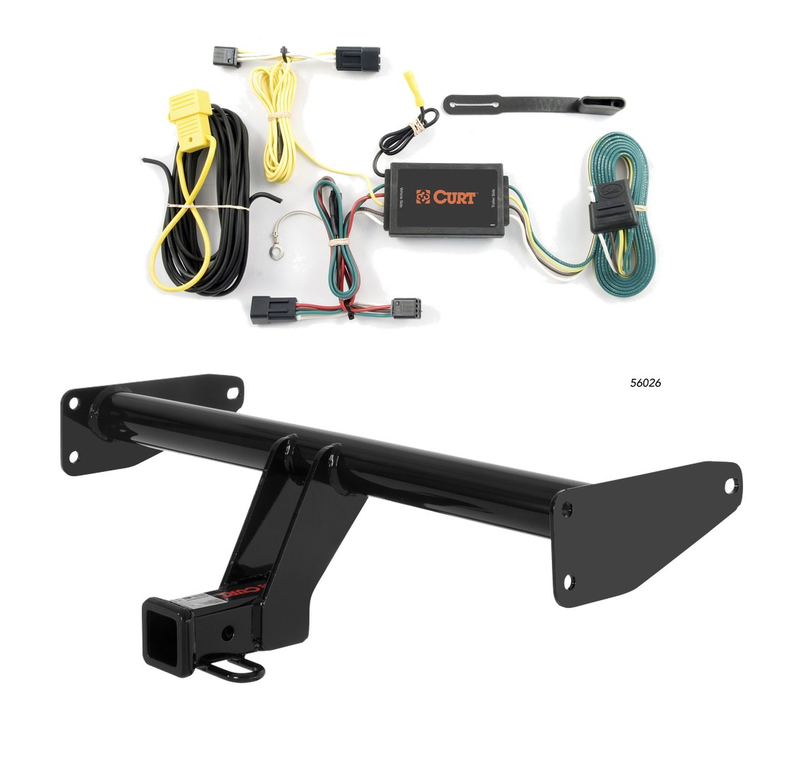 2008 - 2010 Saturn Vue Curt 2", Class 3 Trailer Tow Hitch + 4-flat Wiring Kit 13594 thumbnail 0
