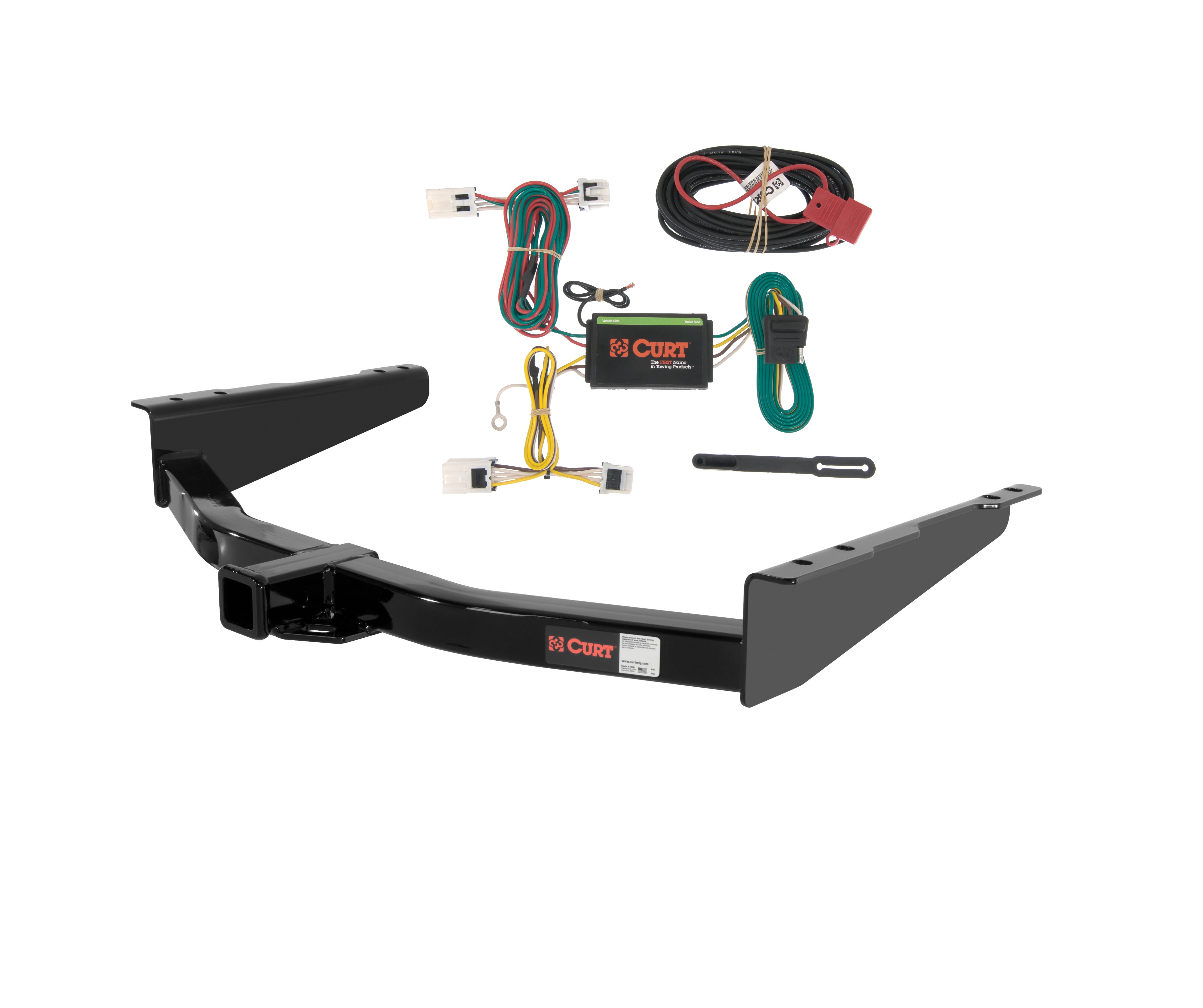 12 - 21 Nissan NV1500 Curt 2", Class 3 Trailer Tow Hitch + 4-flat Wiring Kit 13109 thumbnail 0