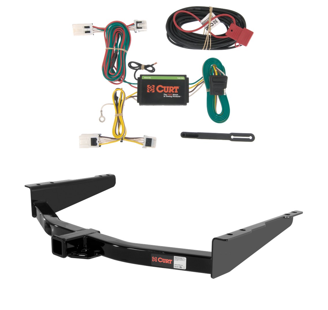 2012 - 2021 Nissan NV2500 Curt 2", Class 3 Trailer Tow Hitch + 4-flat Wiring Kit 13109 thumbnail 0