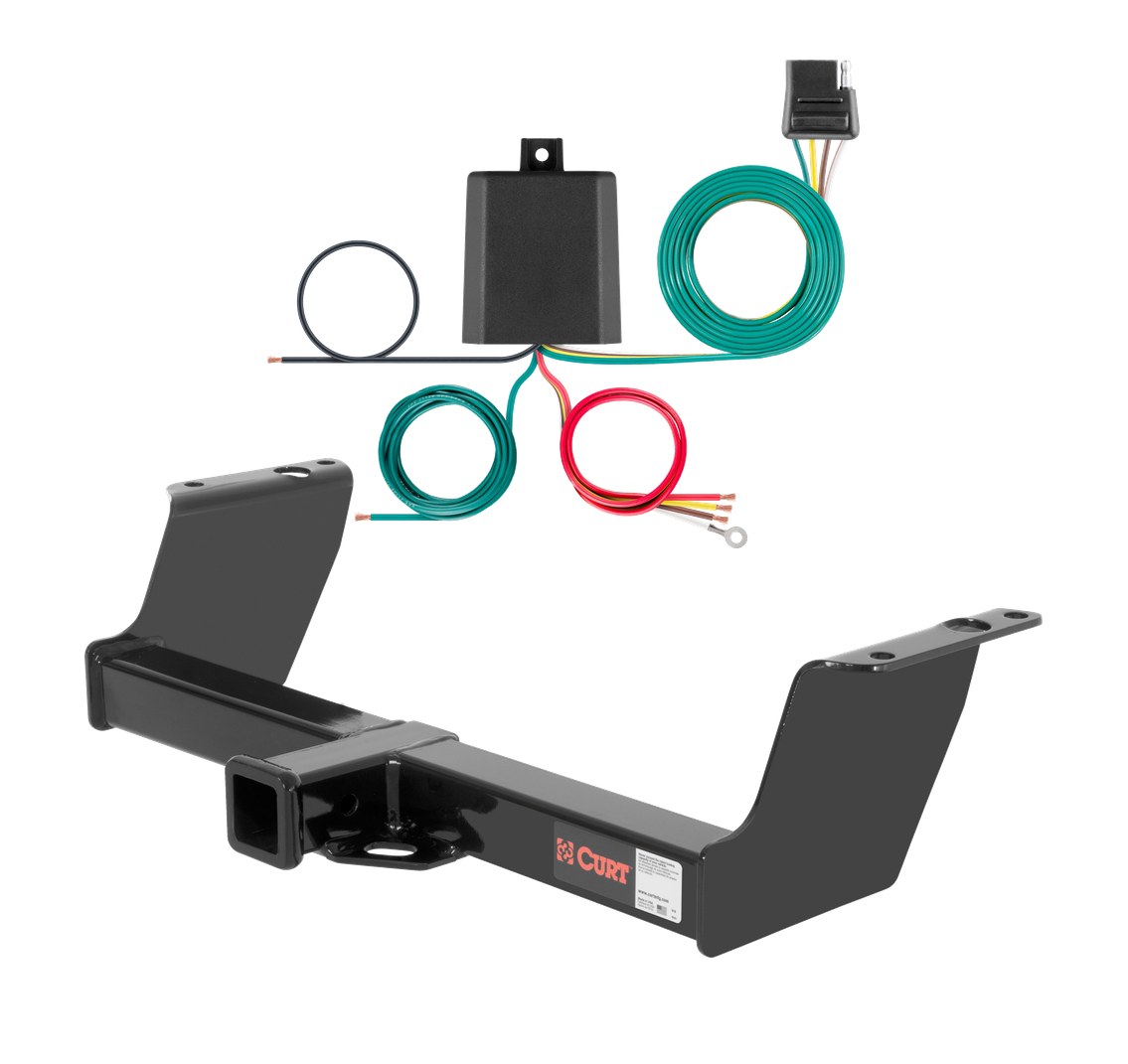 2009 Mazda B2300 2001 - 2005 models are no drill Curt 2", Class 3 Trailer Tow Hitch + 4-flat Wiring Kit 13019 thumbnail 0